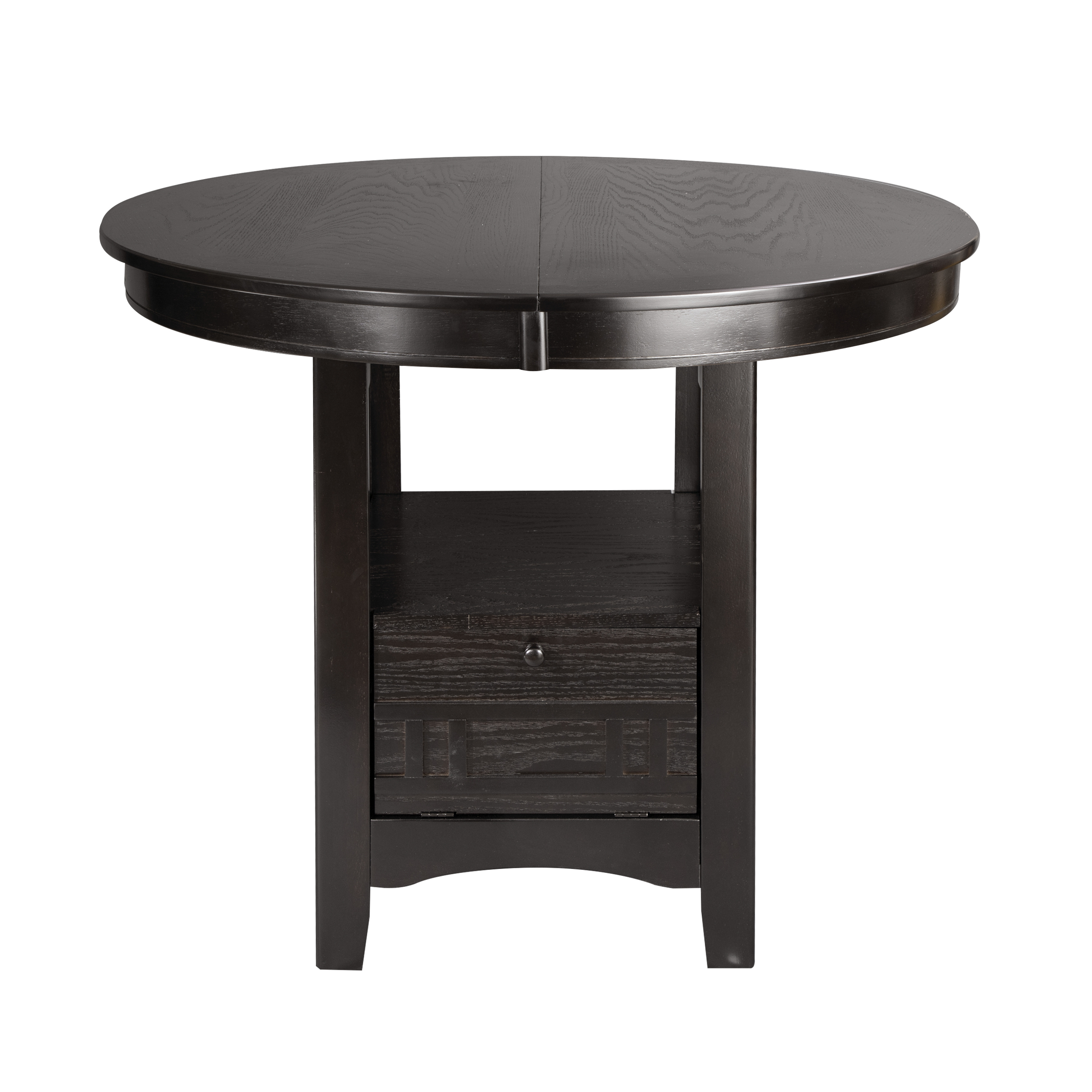Home Elegance Junipero Cherry Round Oval Counter Height Table