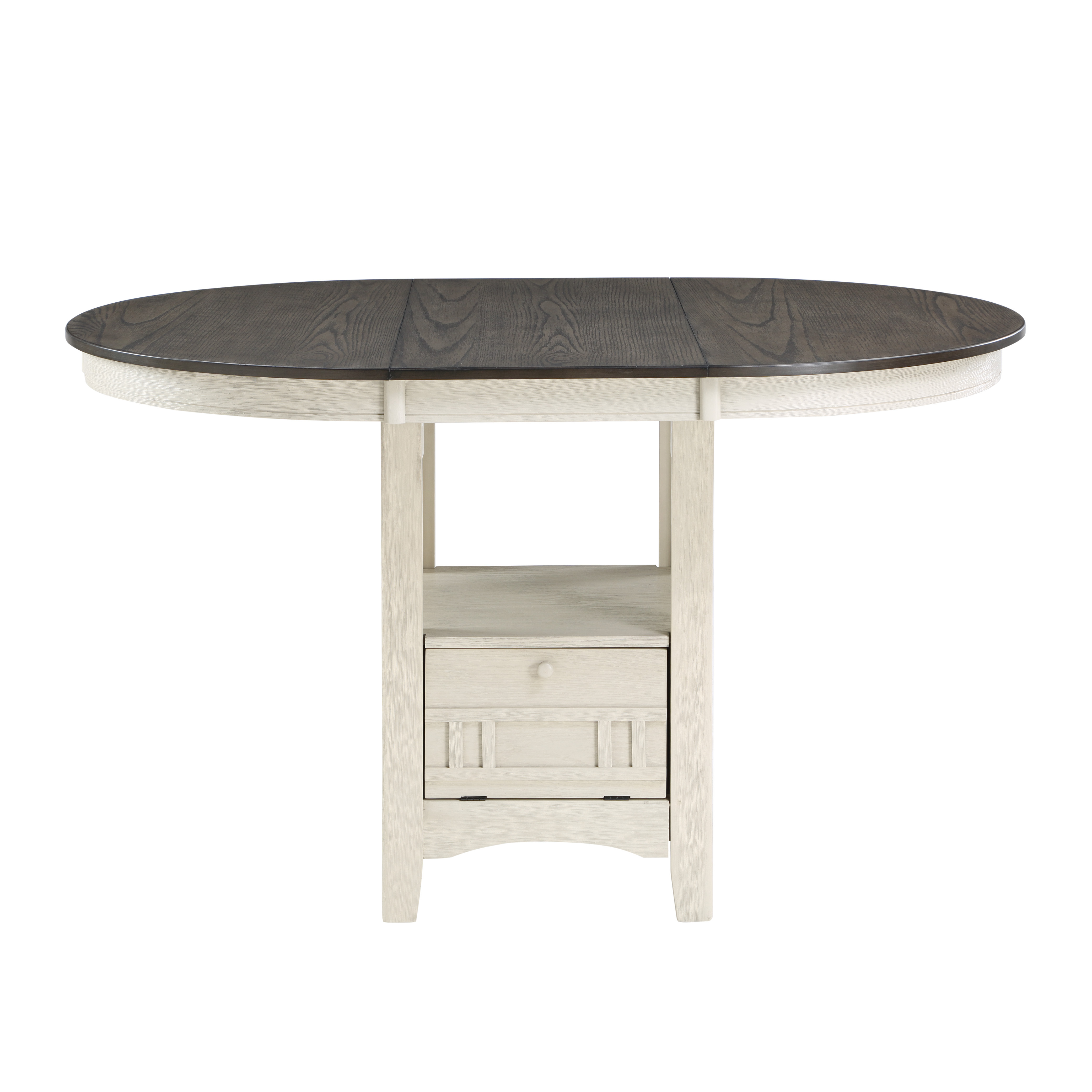 Round / Oval Counter Height Table with Storage Base