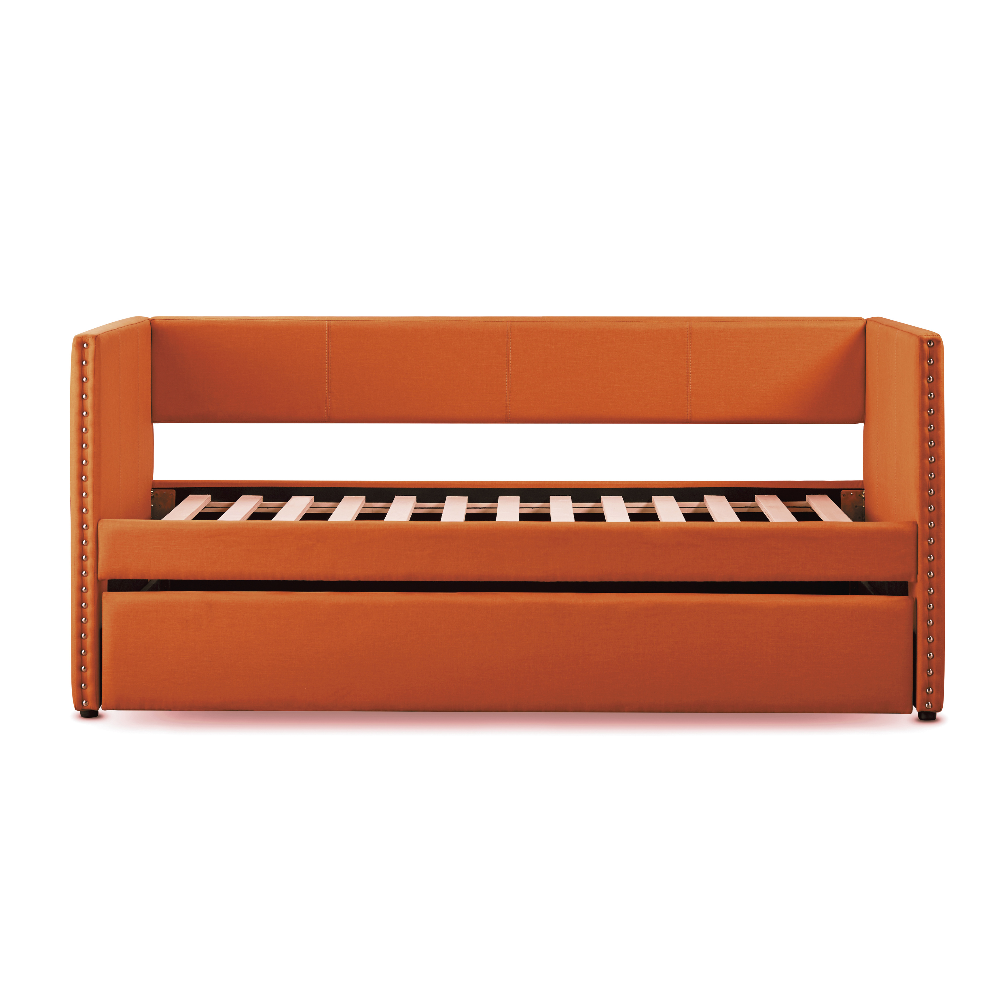Home Elegance Therese Orange Daybed with Trundle