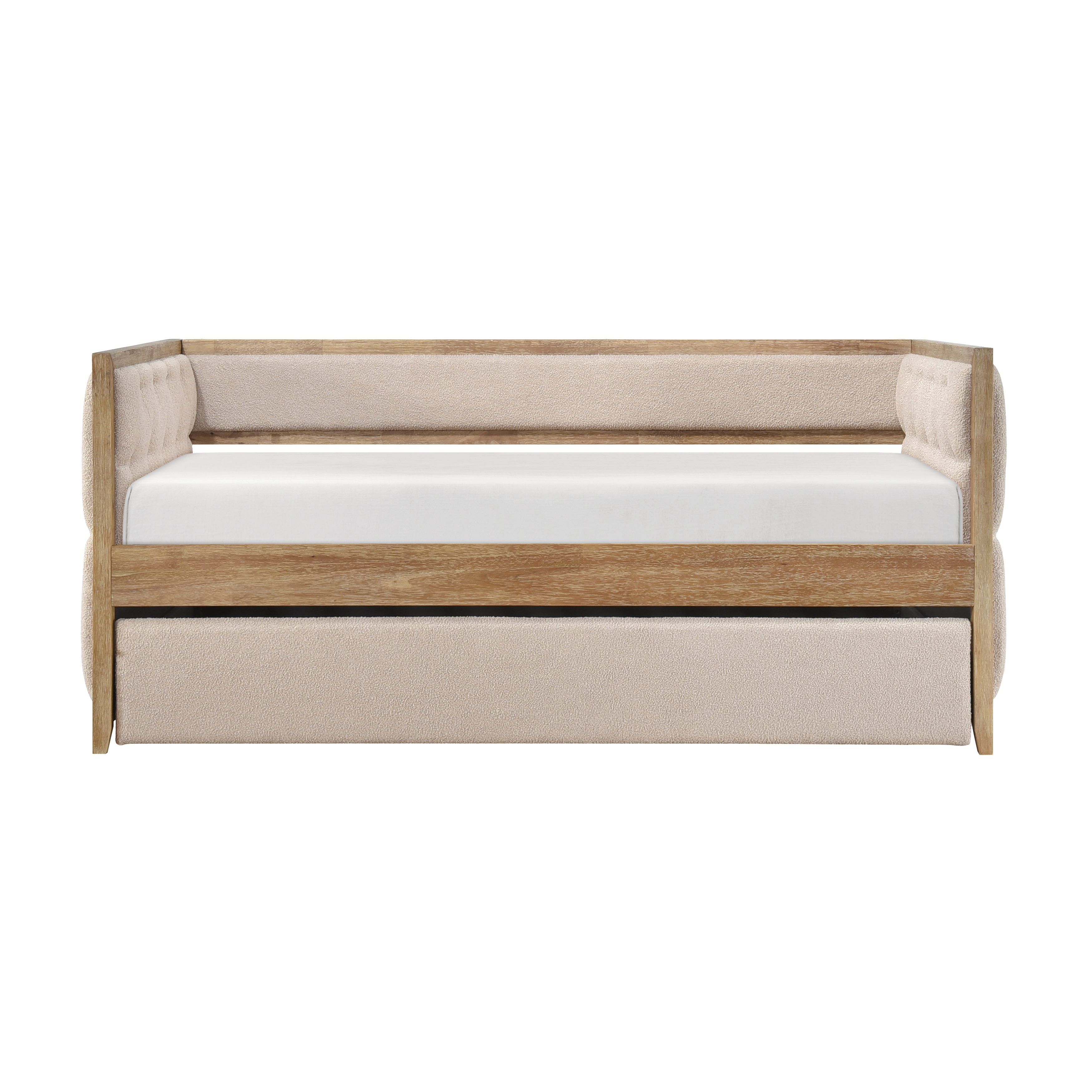 Home Elegance Roseburg Beige Natural Daybed with Trundle