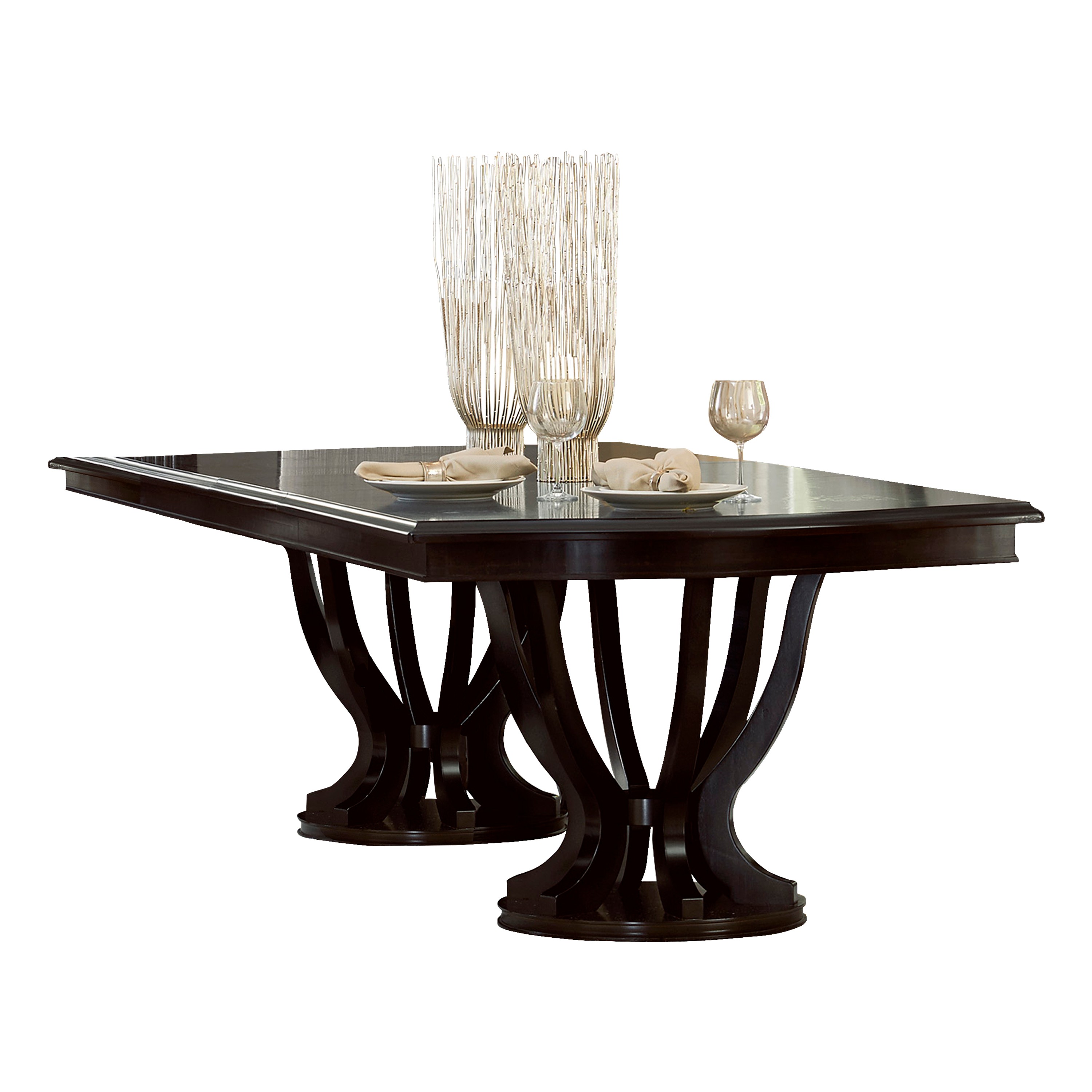 Home Elegance Savion Espresso Dining Table