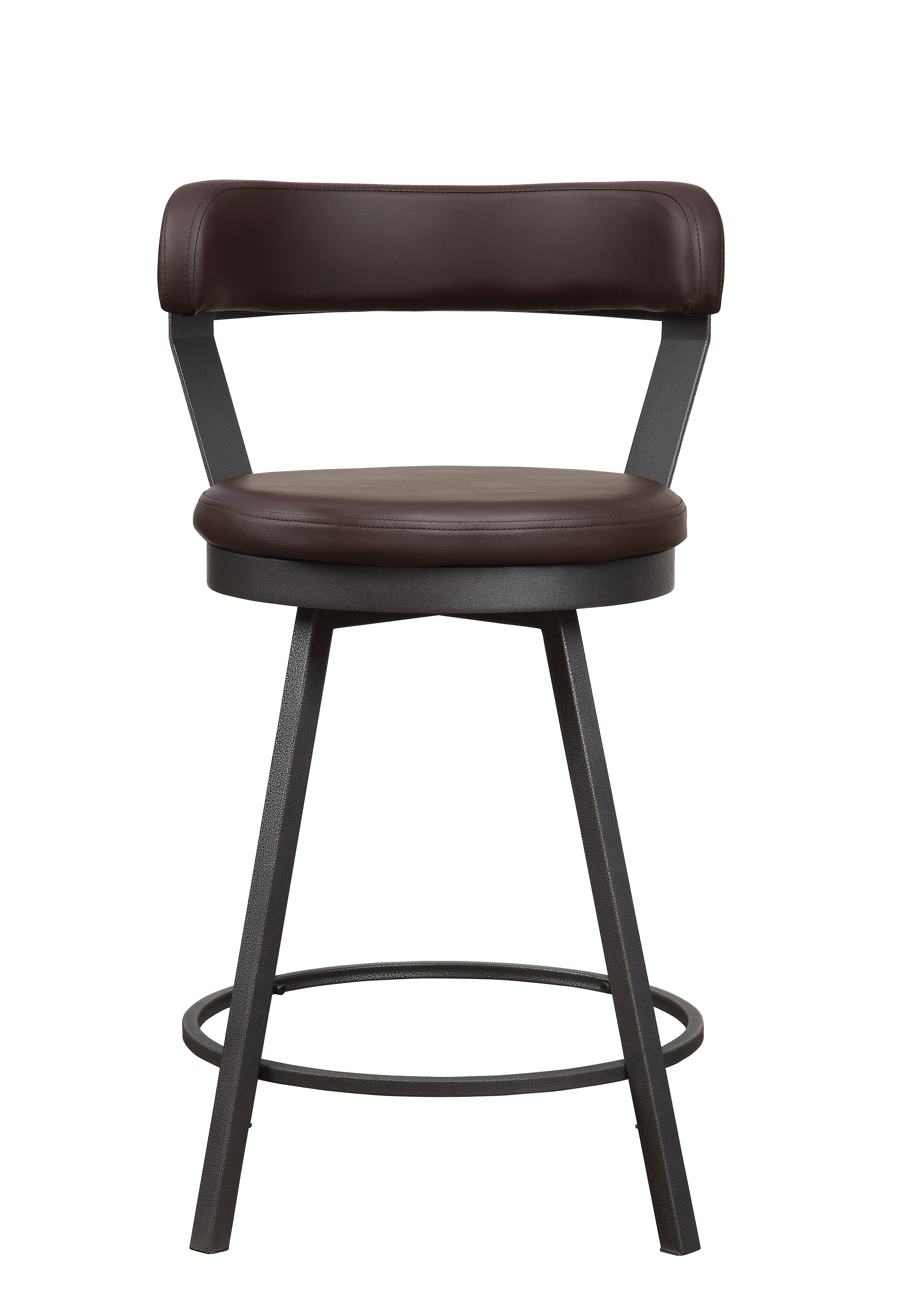 Swivel Counter Height Chair, Brown