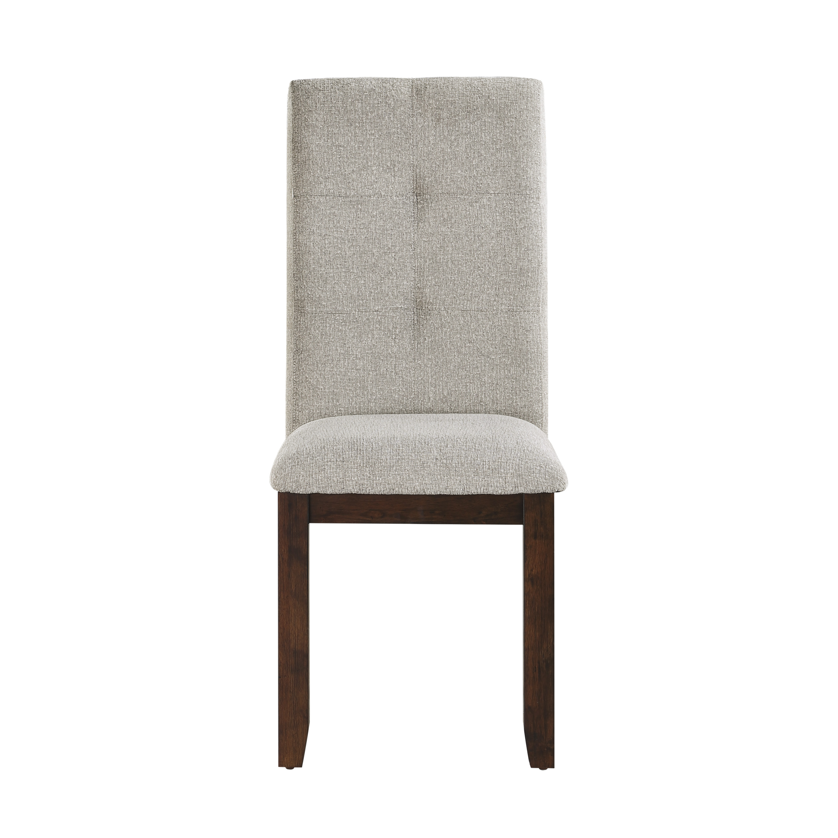 2 Home Elegance Binghampton Cherry Gray Side Chairs