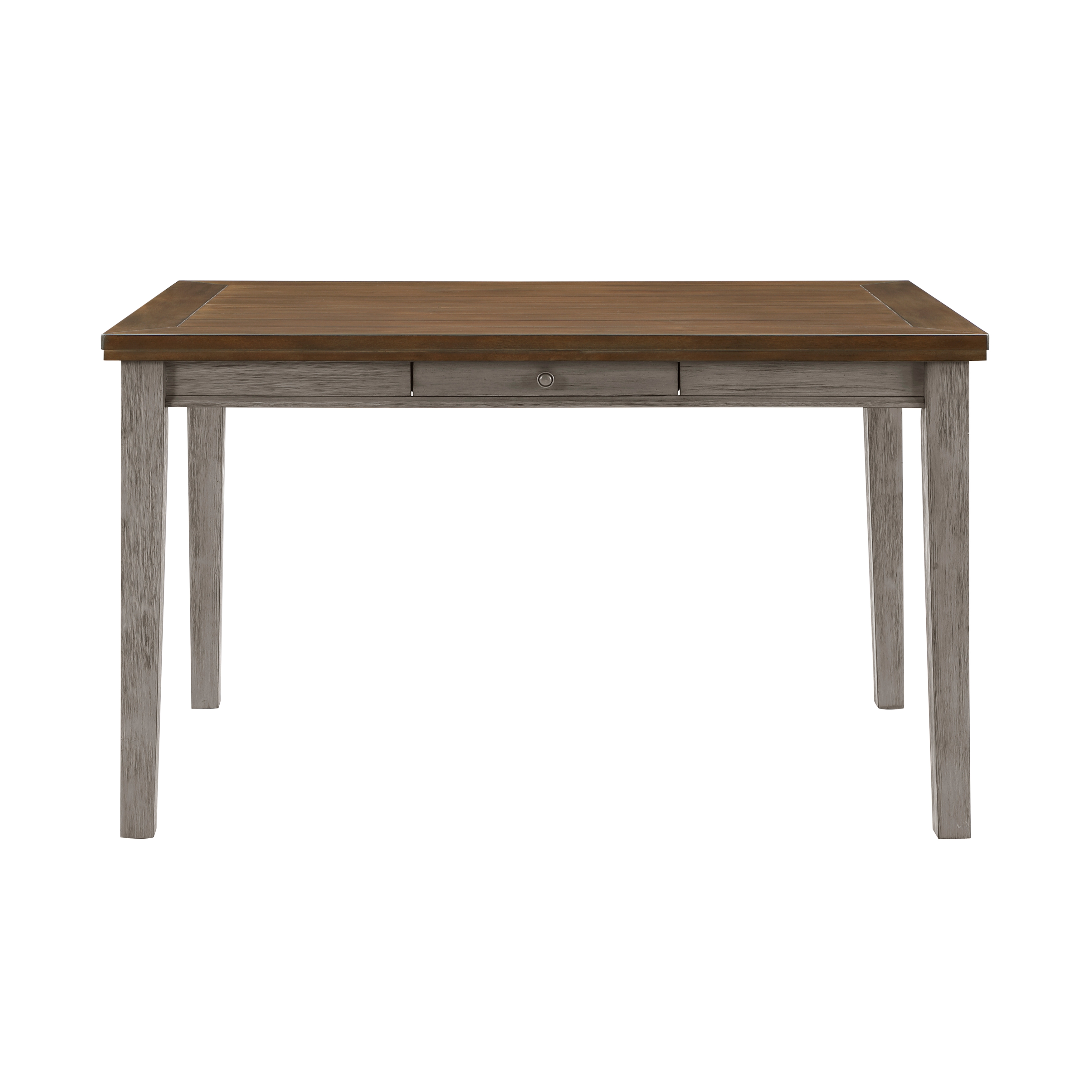 Home Elegance Tigard Cherry Gray Counter Height Table