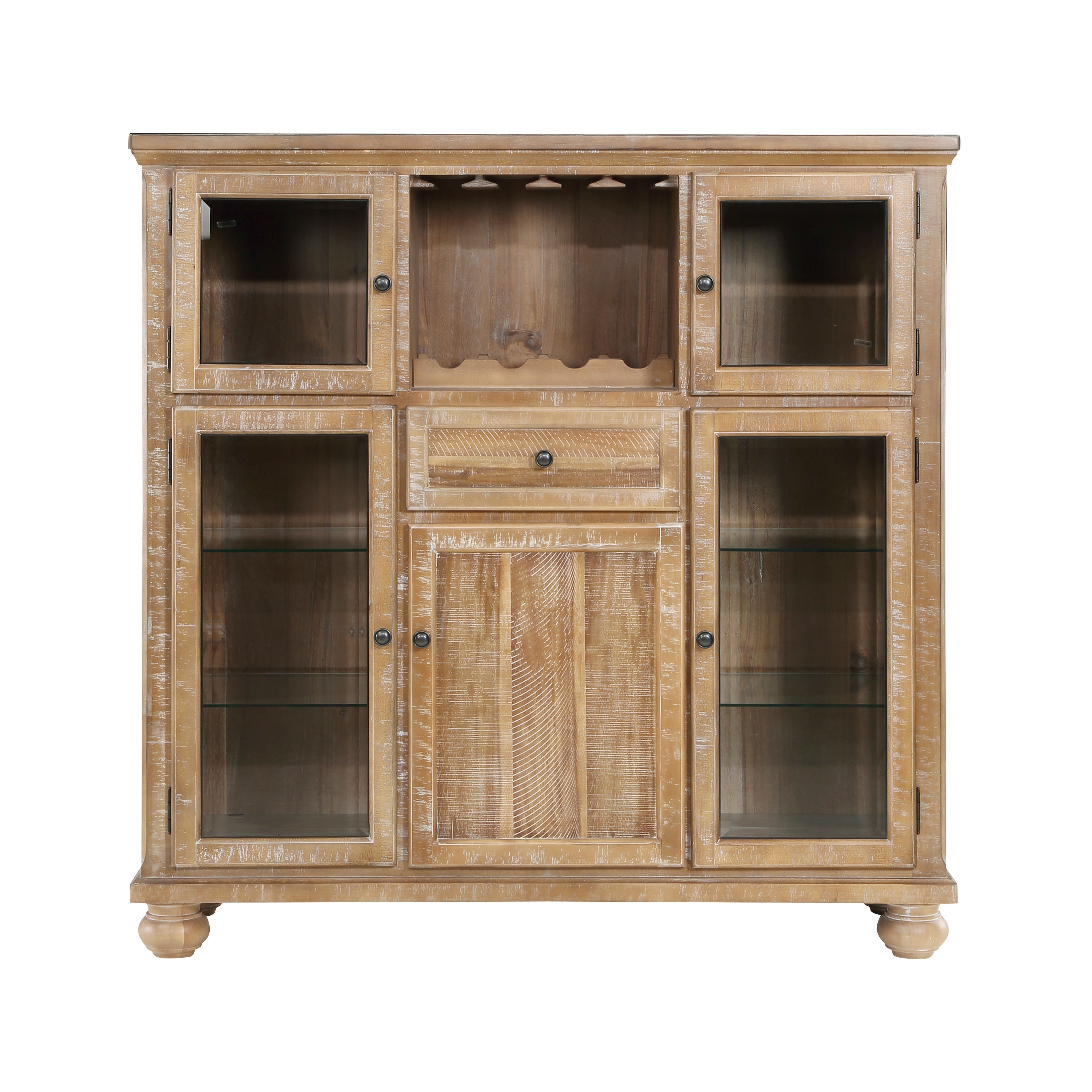Home Elegance Weatherford Brown Natural Curio