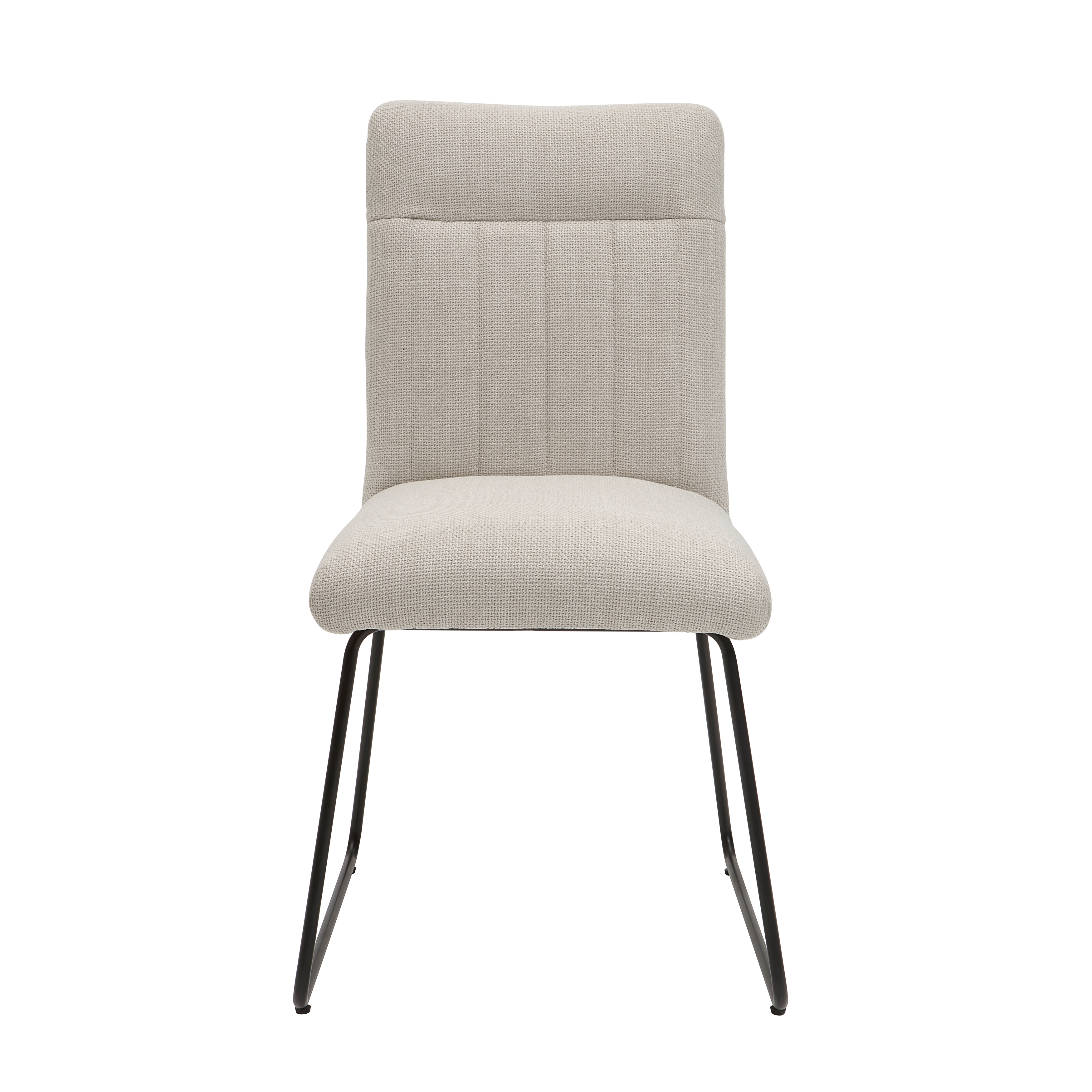 2 Home Elegance Benito Beige Black Side Chairs