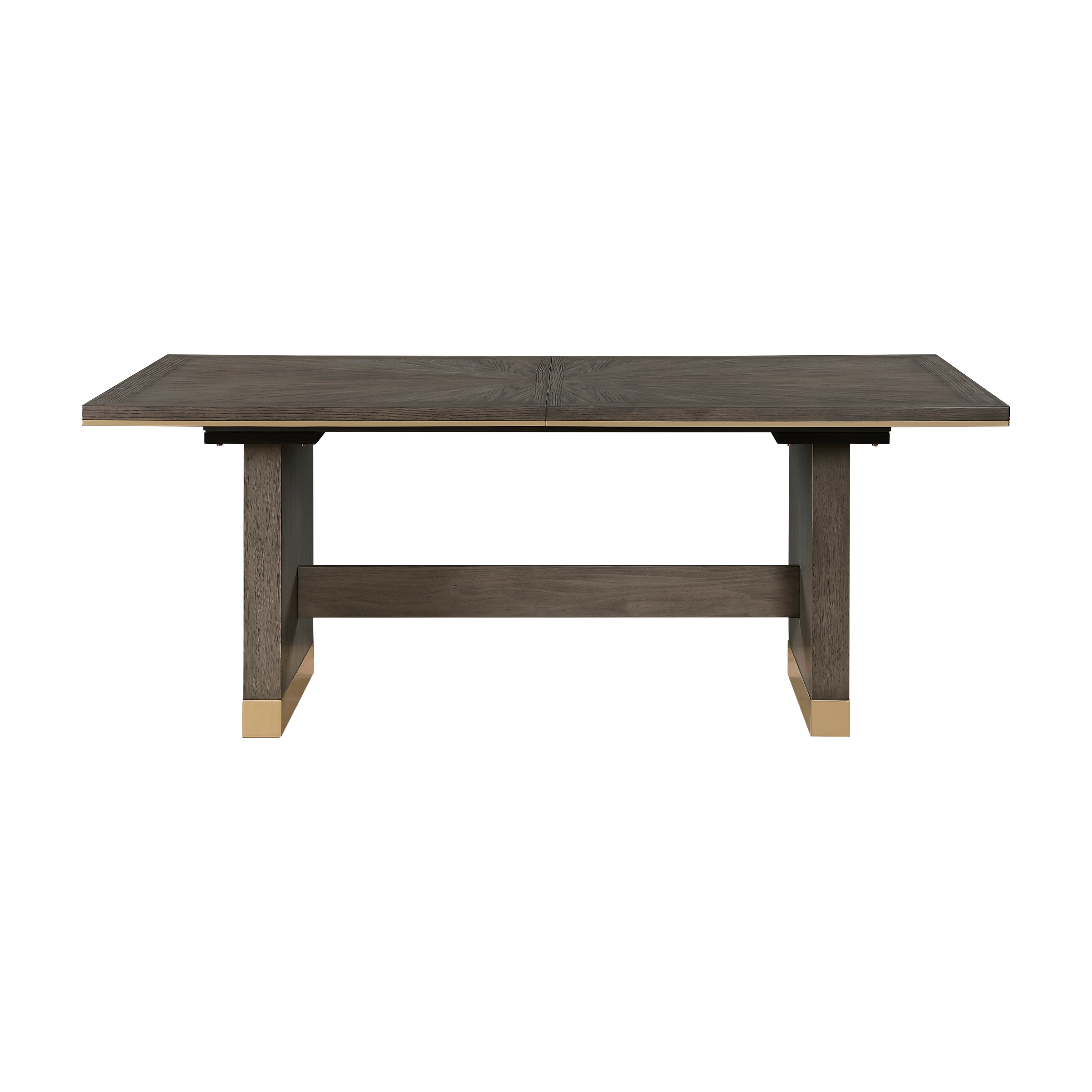 Home Elegance Griffin Brown Gold Beige Dining Table
