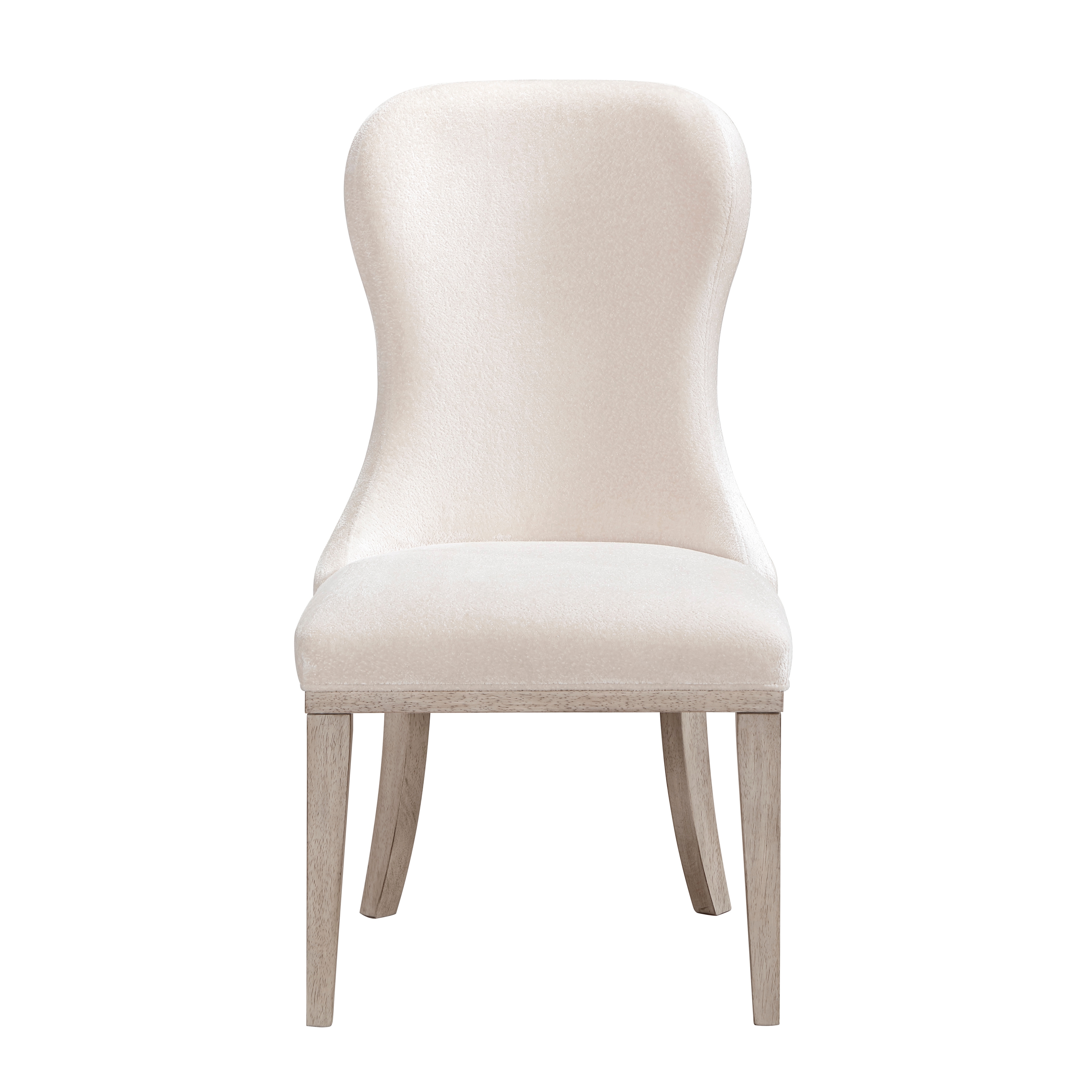 2 Home Elegance Lofton Beige Natural Side Chairs
