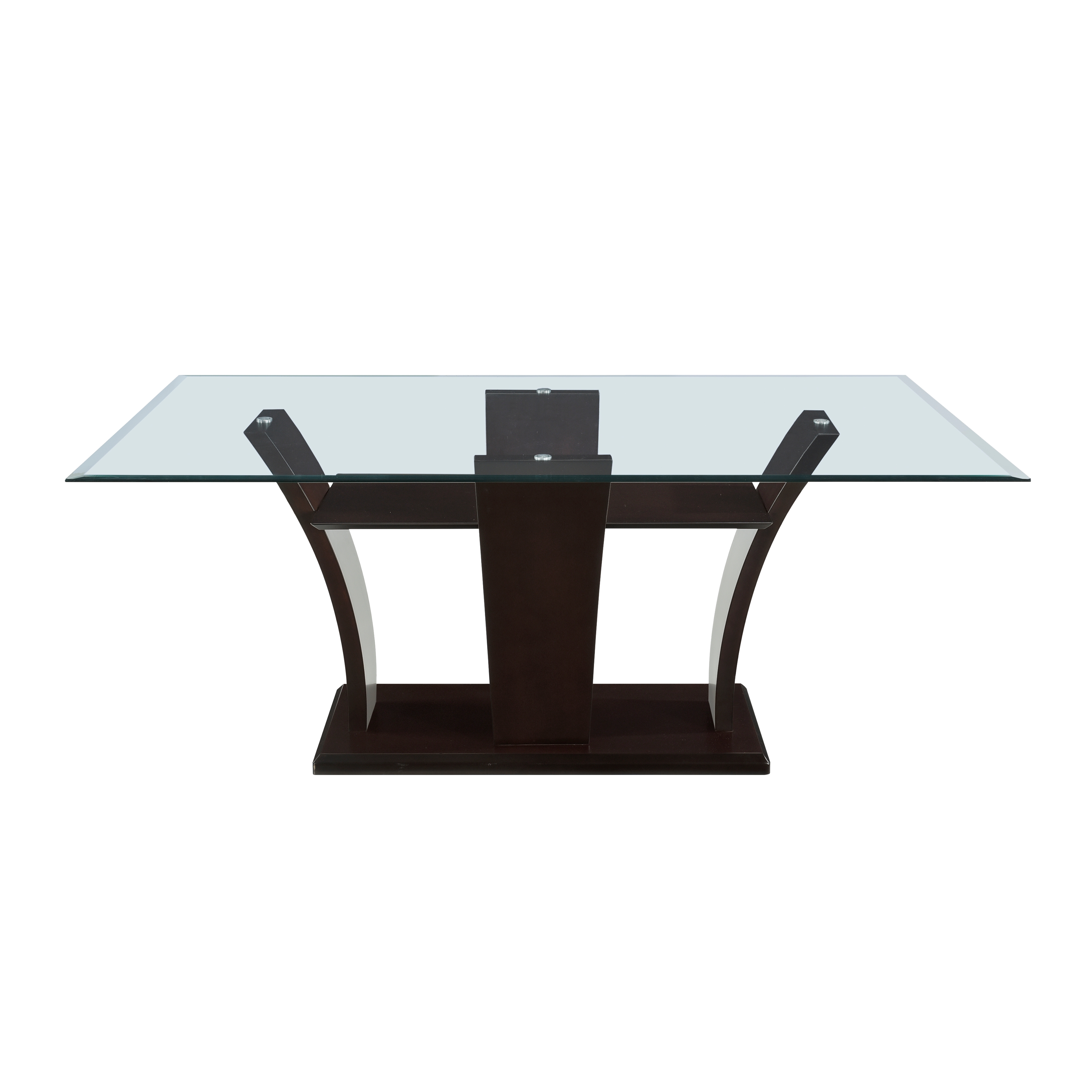 Home Elegance Daisy Espresso Wood Dining Table