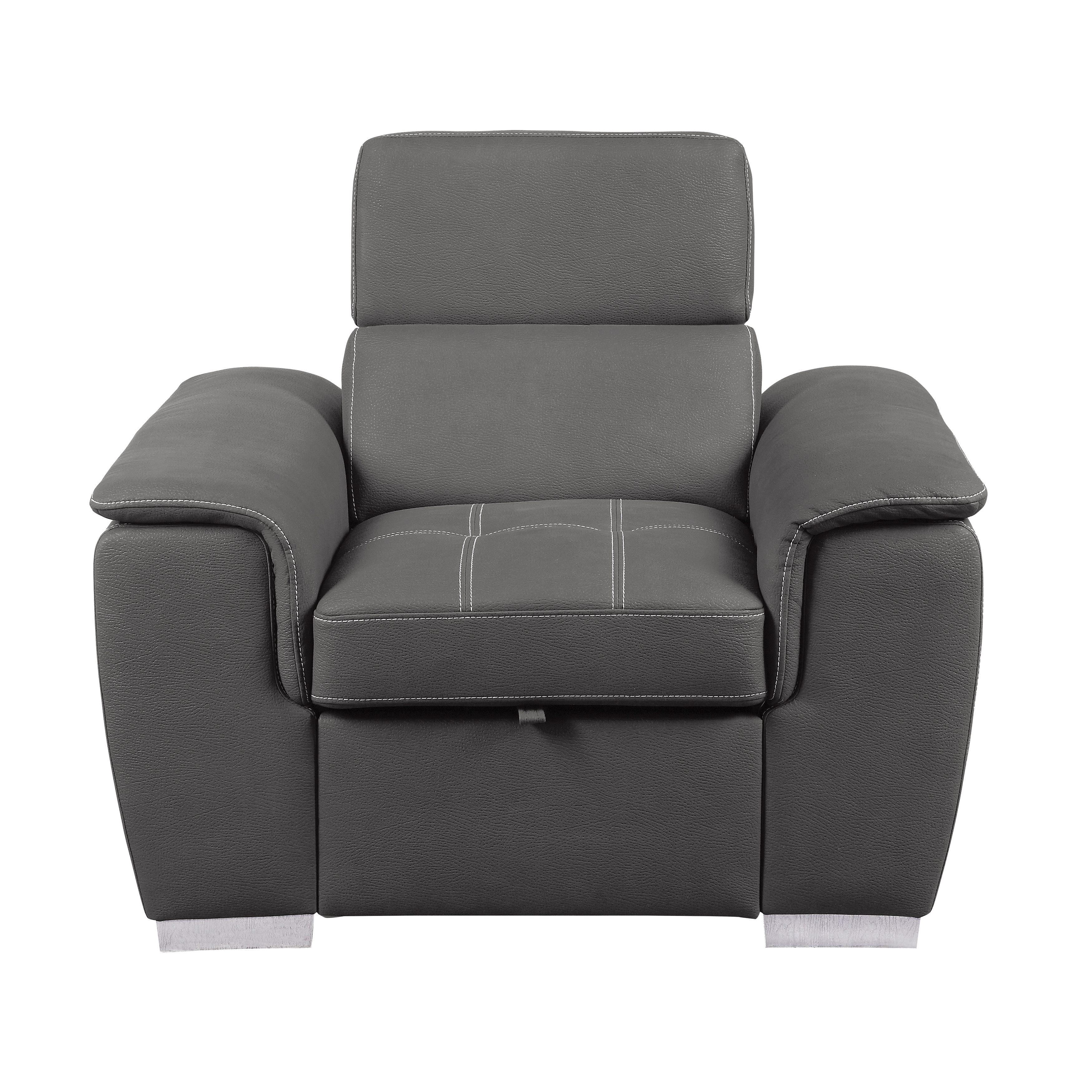 Chair with Pull-out Ottoman