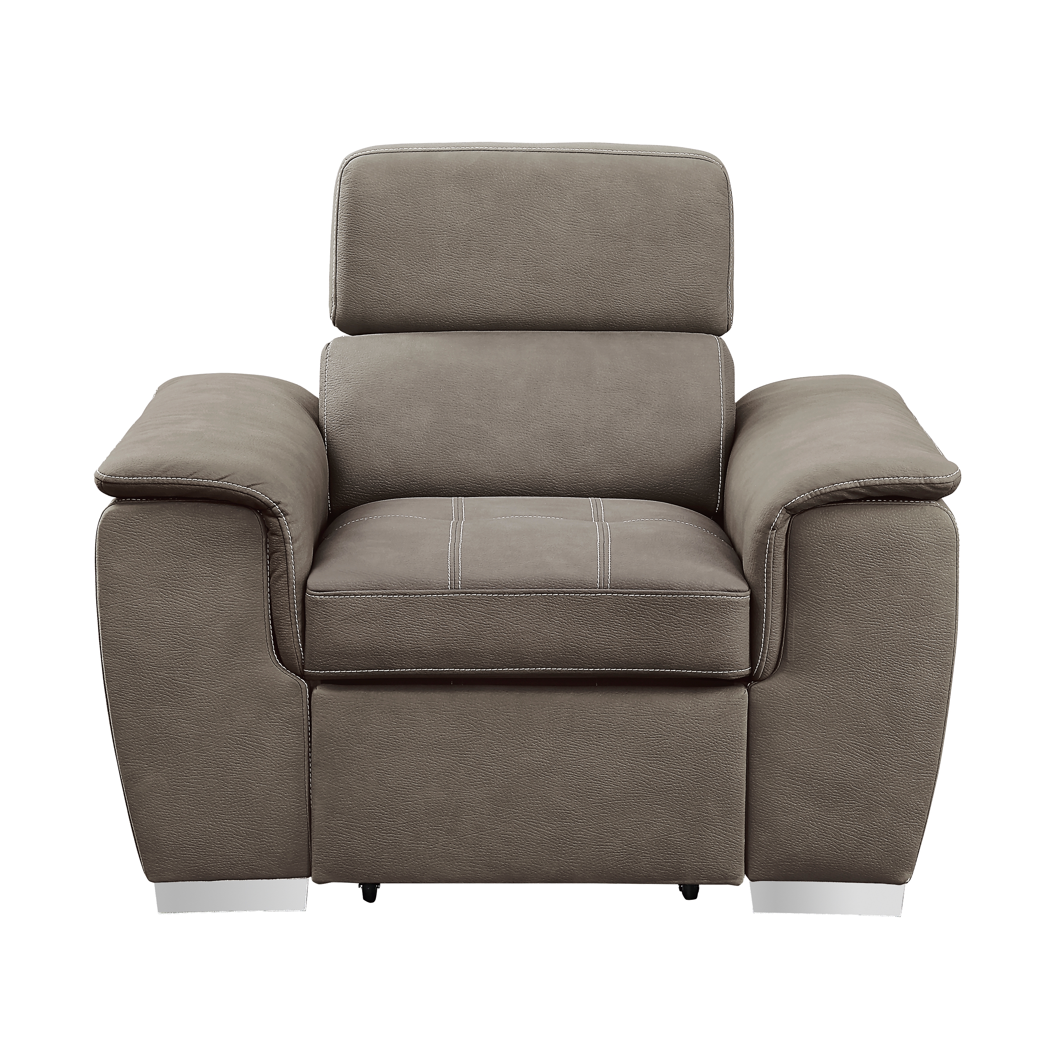 Chair with Pull-out Ottoman
