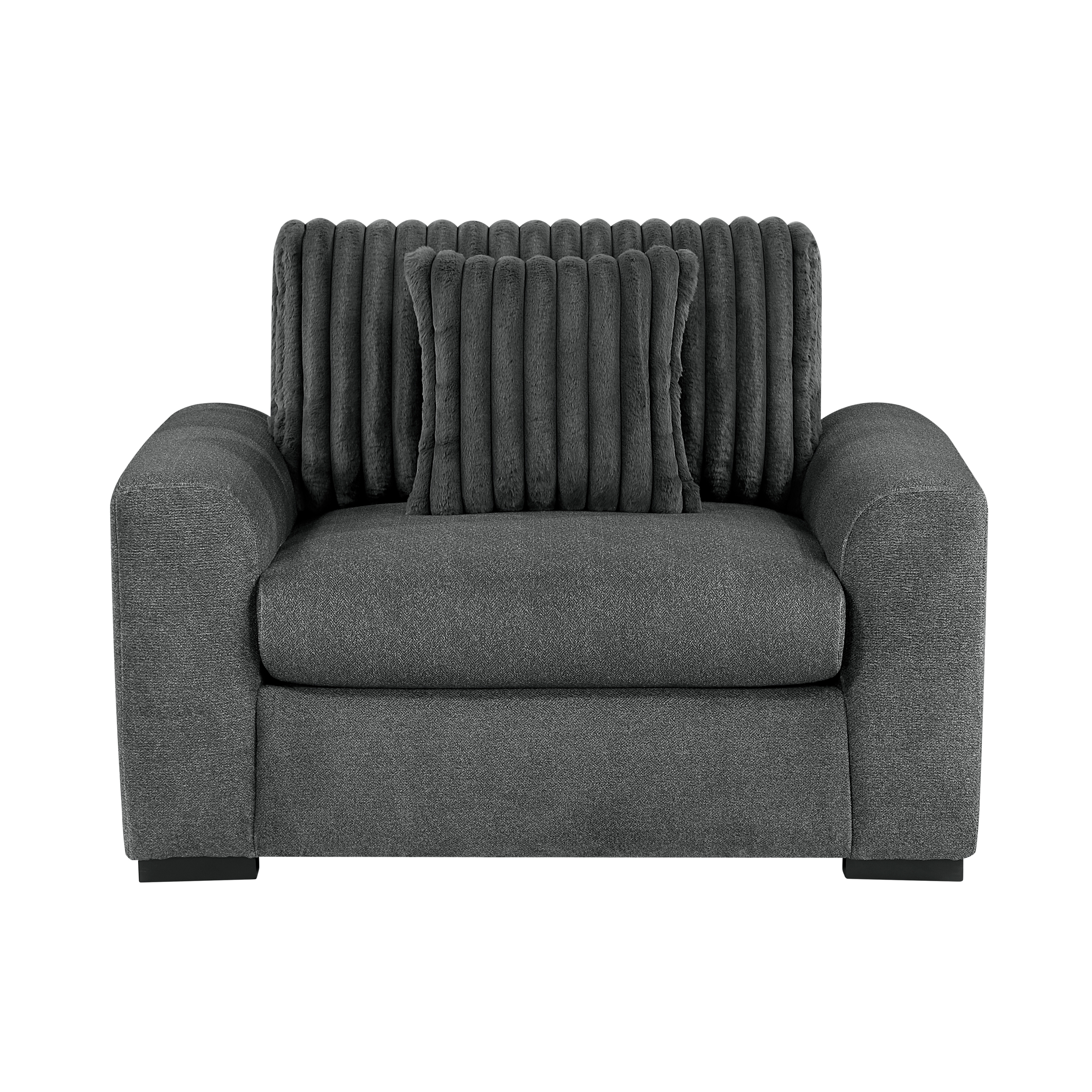 Home Elegance Athena Dark Gray Chair
