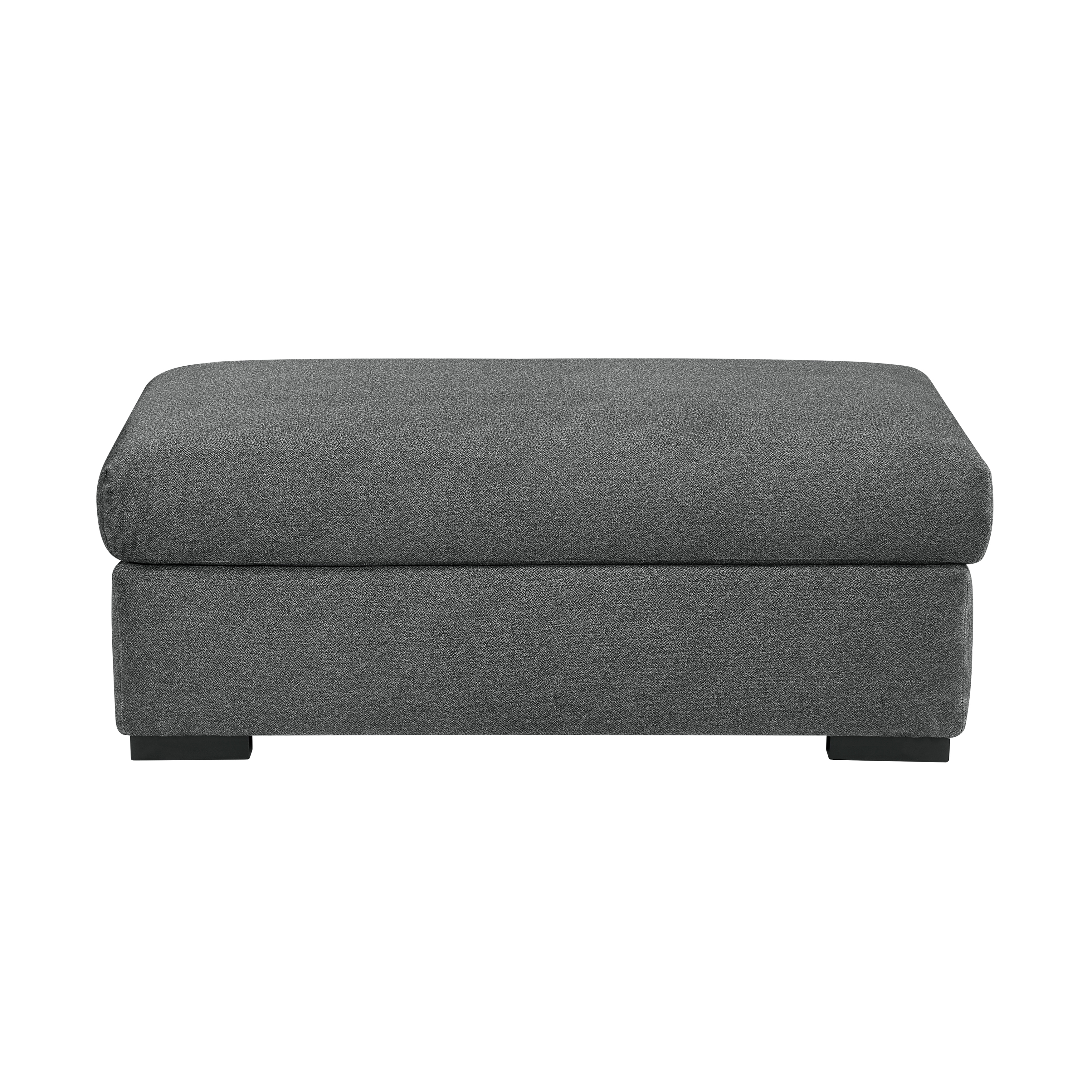 Home Elegance Athena Dark Gray Ottoman