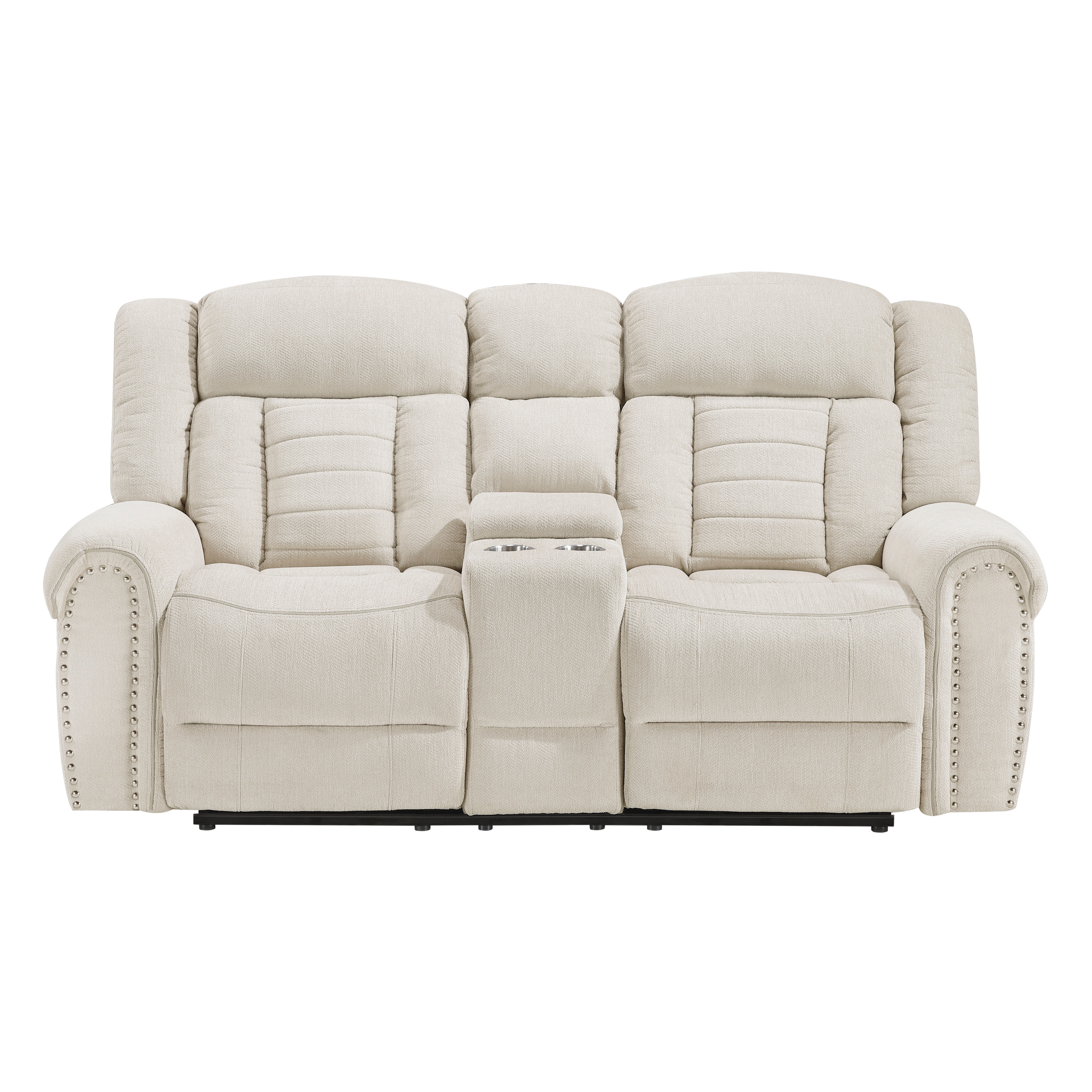Double Reclining Love Seat with Center Console