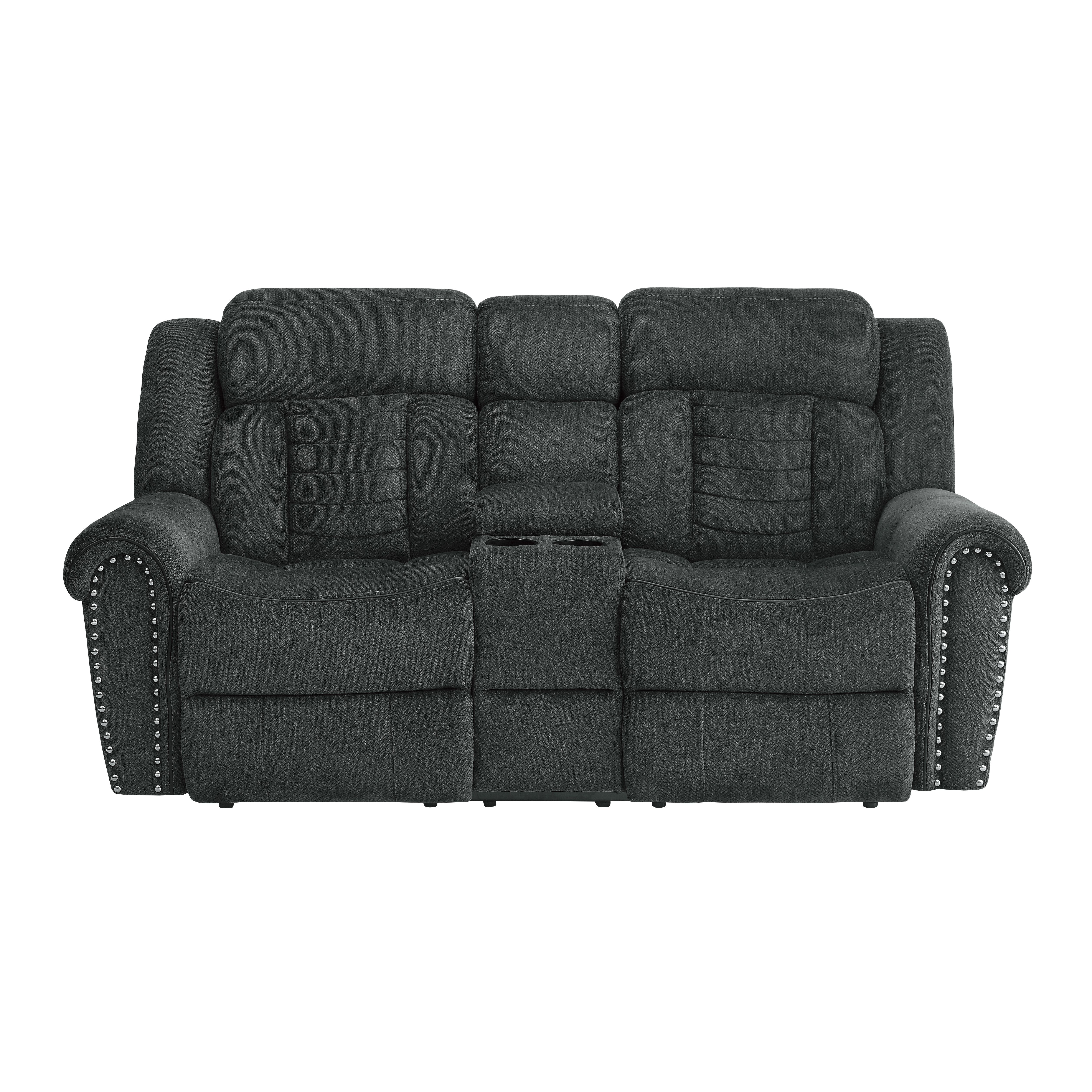 Double Reclining Love Seat with Center Console