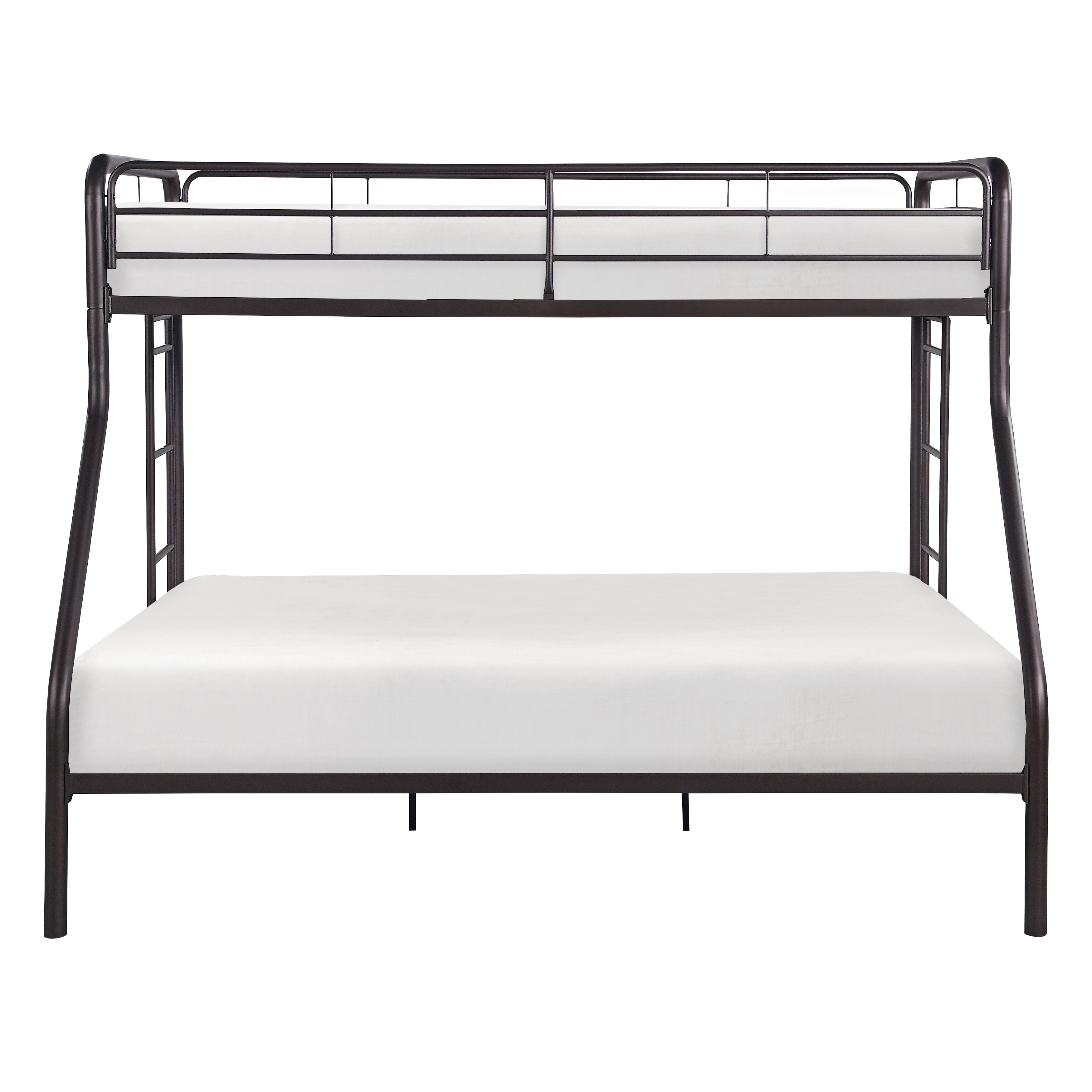 Home Elegance Lunar Dark Bronze Twin Over Full Bunk Bed