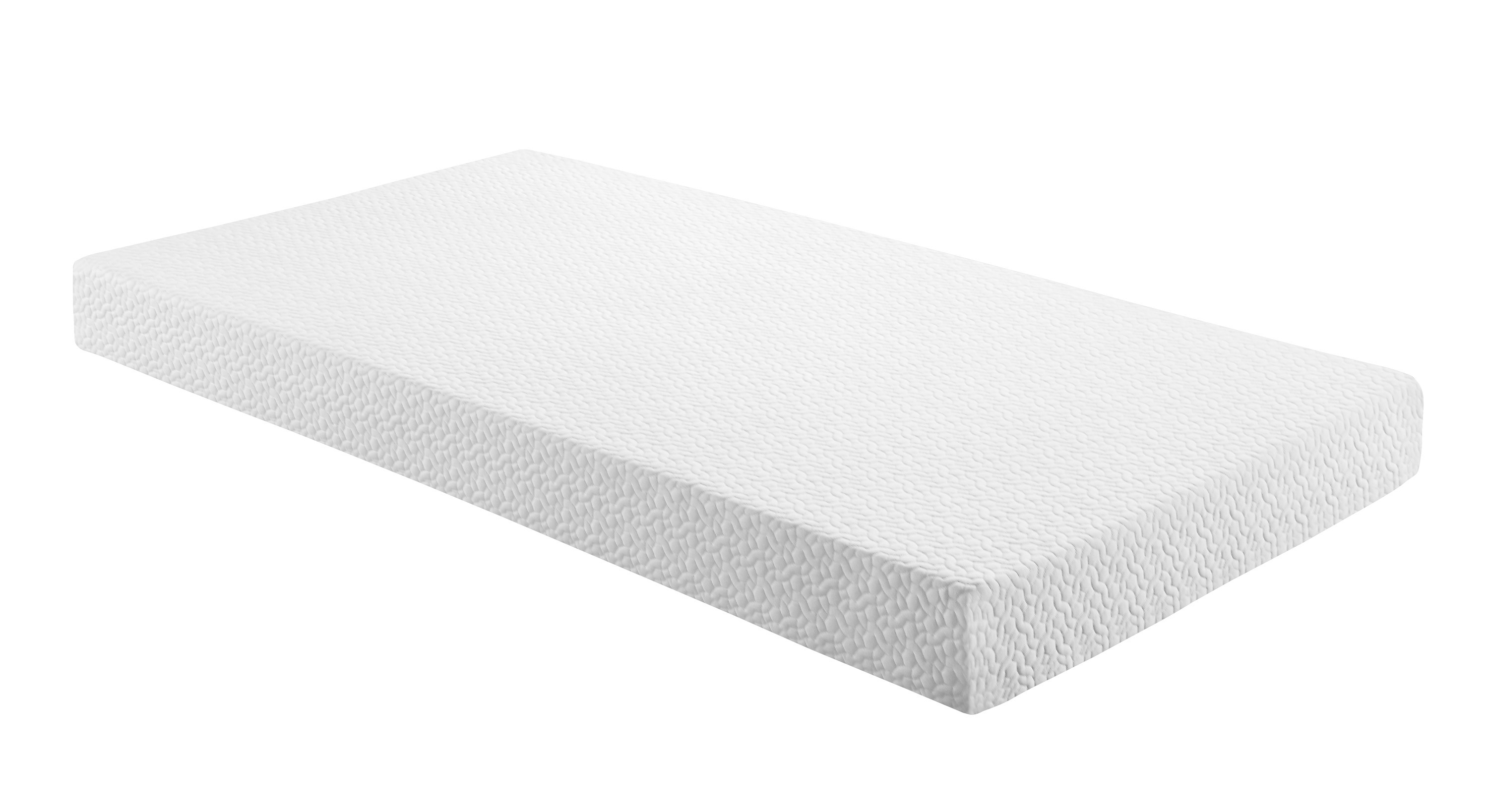Home Elegance Altair White 6 Inch Twin Gel Infused Memory Foam Mattress