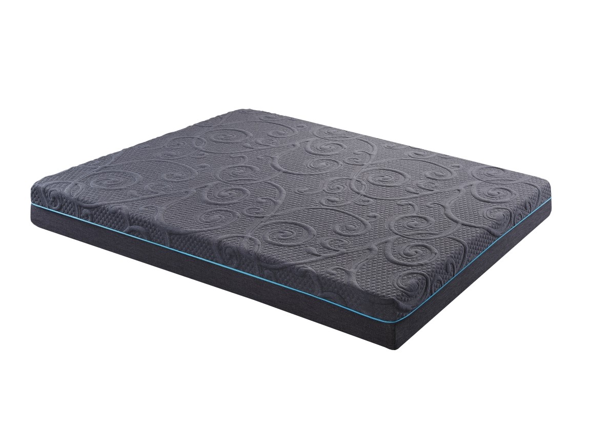 Home Elegance Mira Dark Gray 8 Inch Full Gel Infused Memory Foam Hybrid Mat...