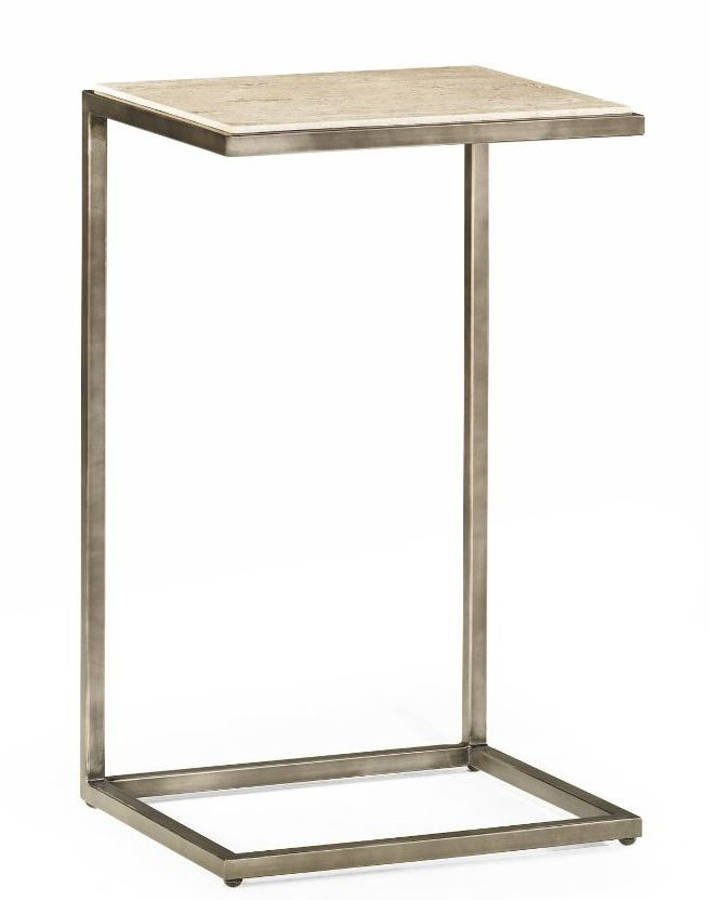 Hammary Modern Basics Natural Travertine Accent Table