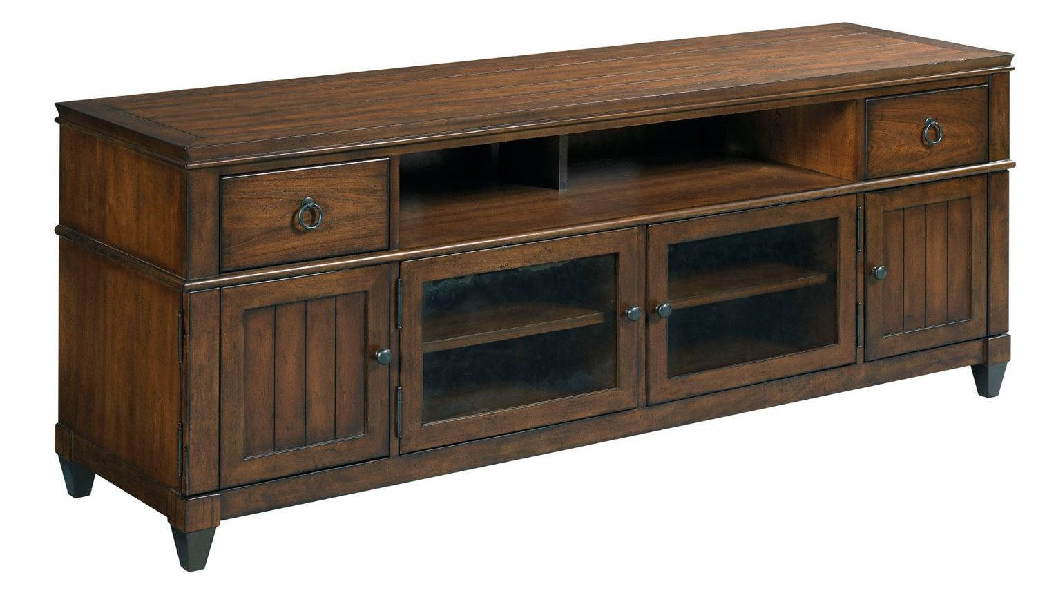 Hammary Sunset Valley Mahogany Mocha 80 Inch Entertainment Console