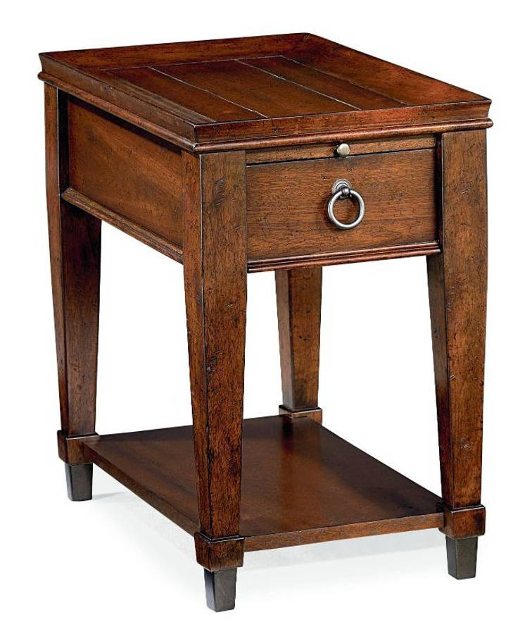 Hammary Sunset Valley Mahogany Mocha Chairside Table