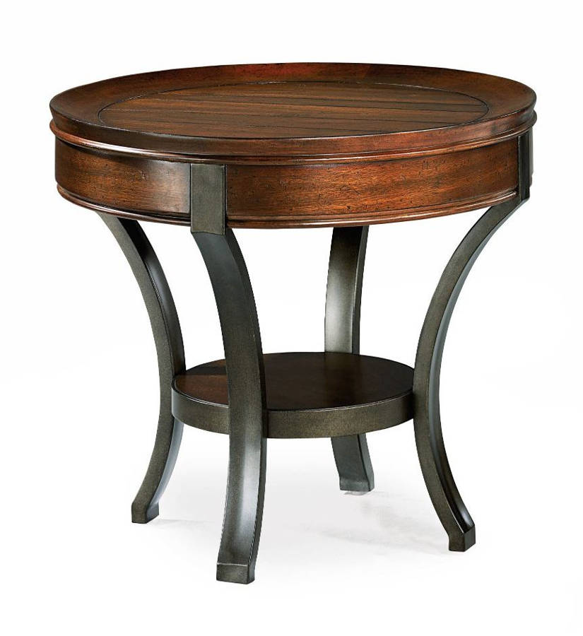 Hammary Sunset Valley Mahogany Mocha Round End Table