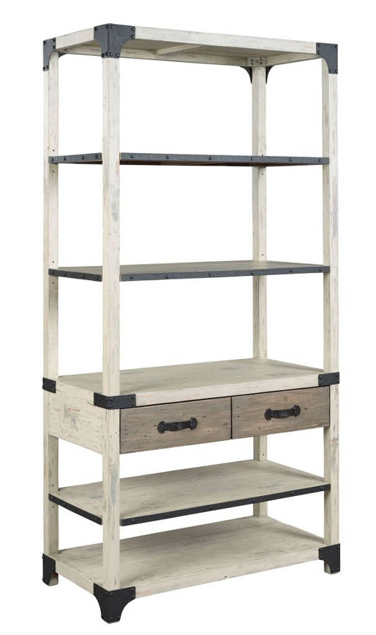 Hammary Reclamation Place Willow Sundried Natural Bookcase