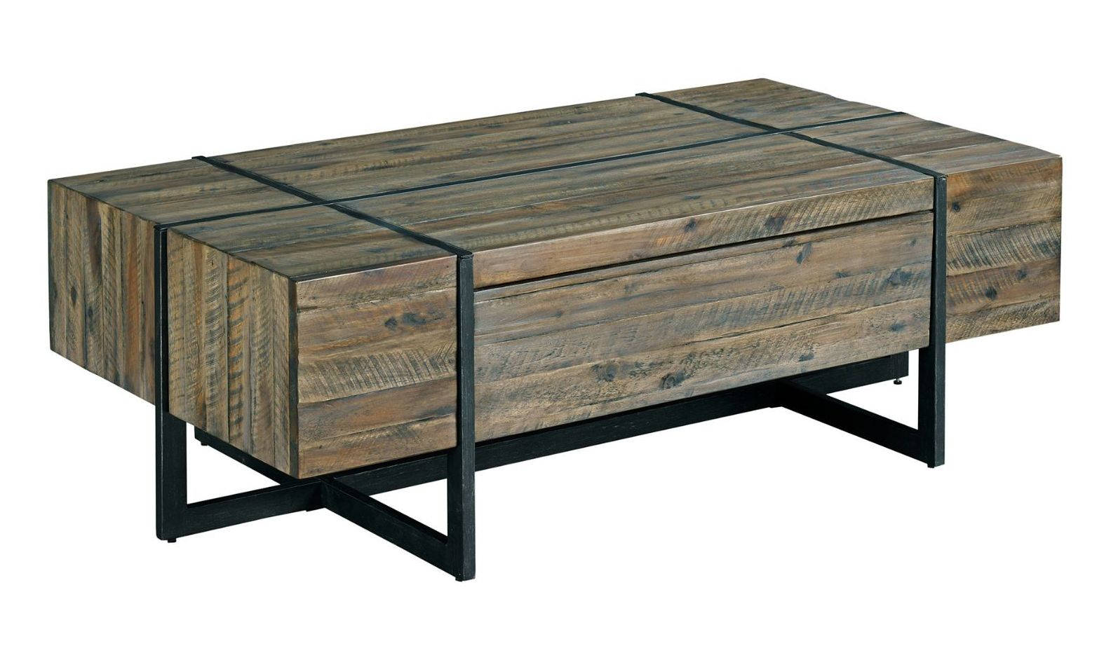 Hammary Modern Timber Gray Rectangular Coffee Table