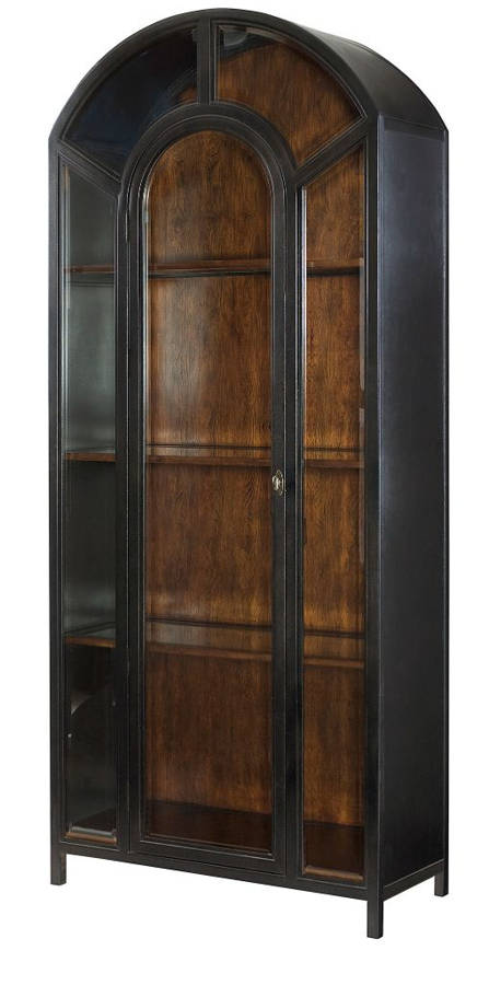 Hammary Hidden Treasures Black Apothecary Cabinet