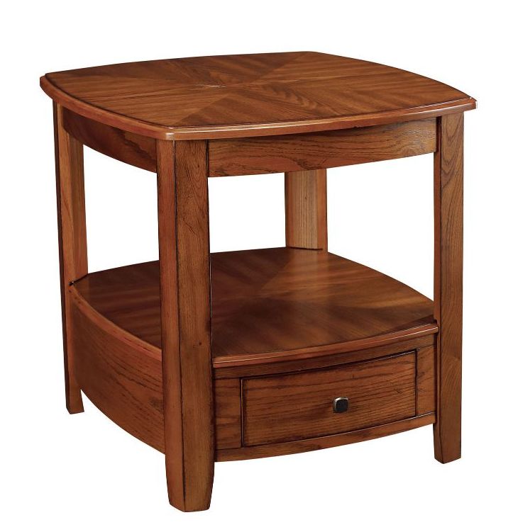 RECTANGULAR DRAWER END TABLE