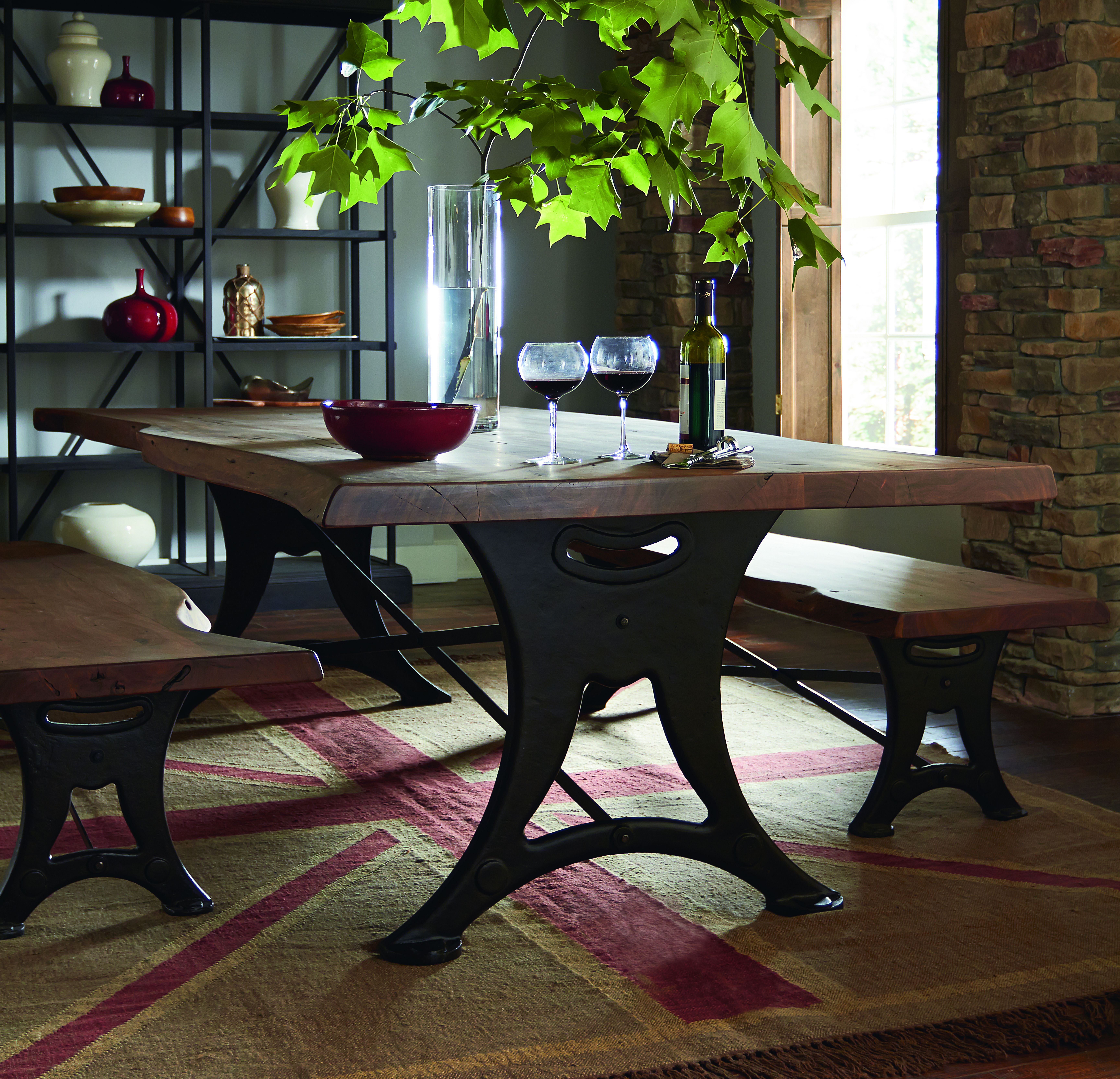 World Interiors Blayne Dining Bench - Thumbnail 3