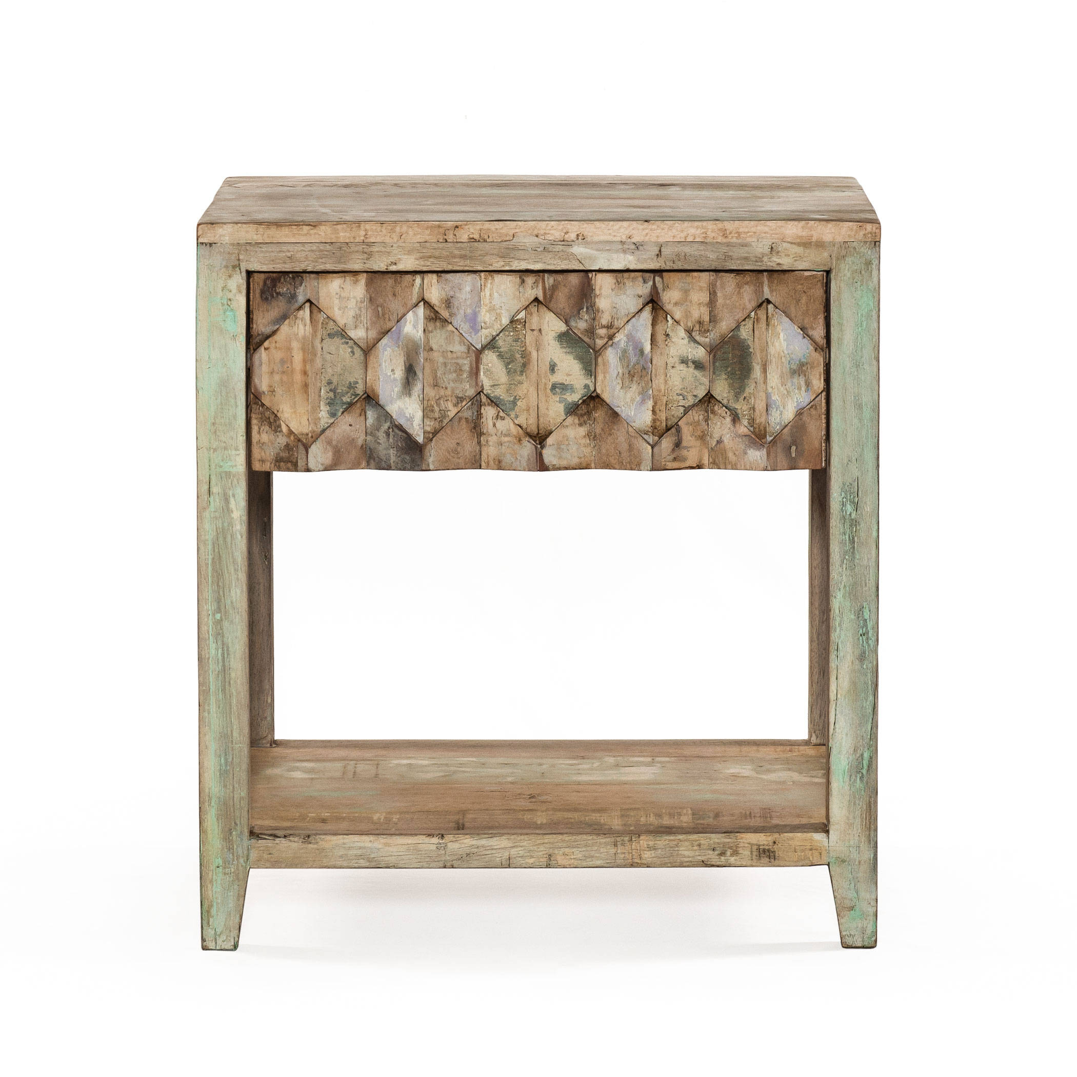 World Interiors Cordoba Teal Night Stand