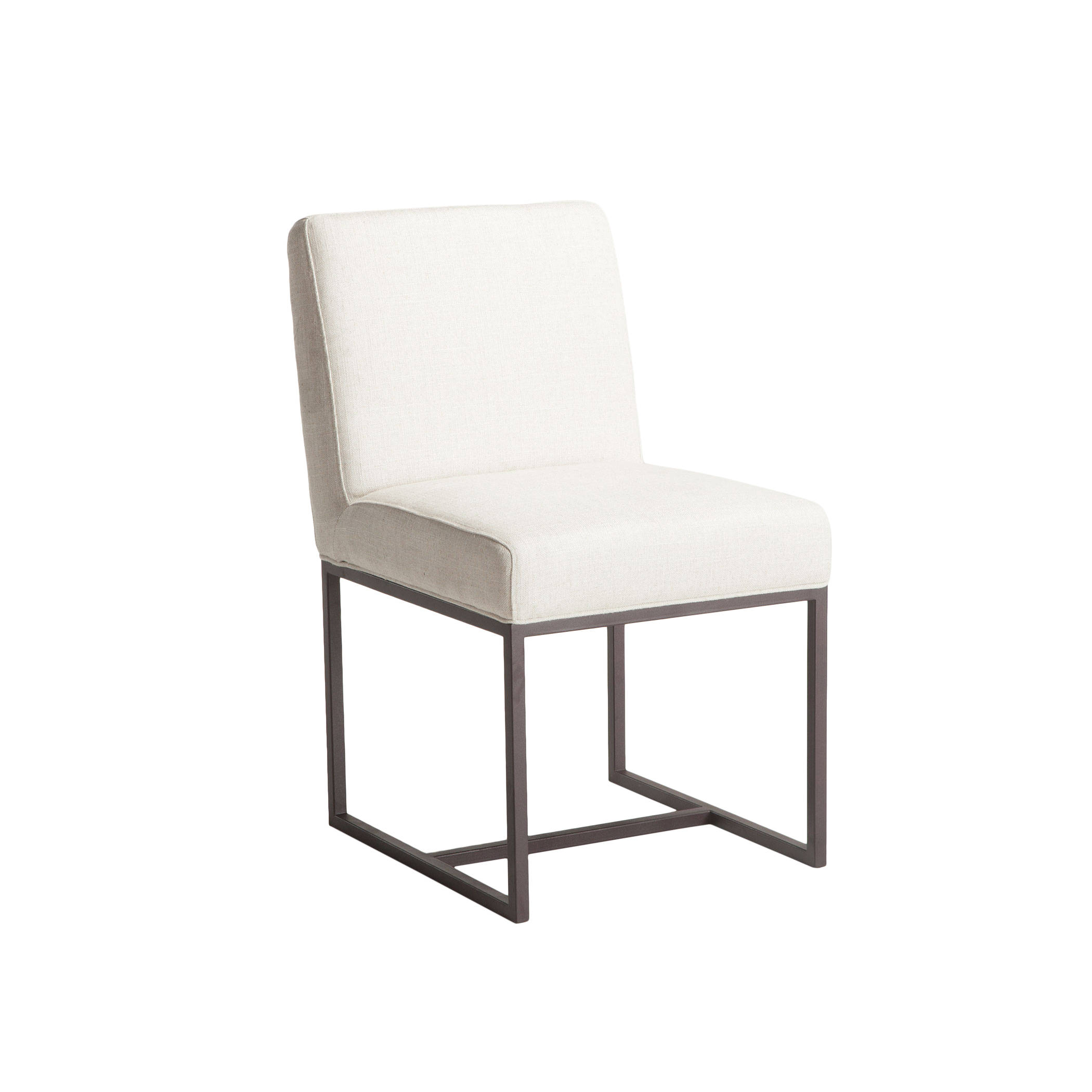 World Interiors Rebel Off White Linen Dining Chair