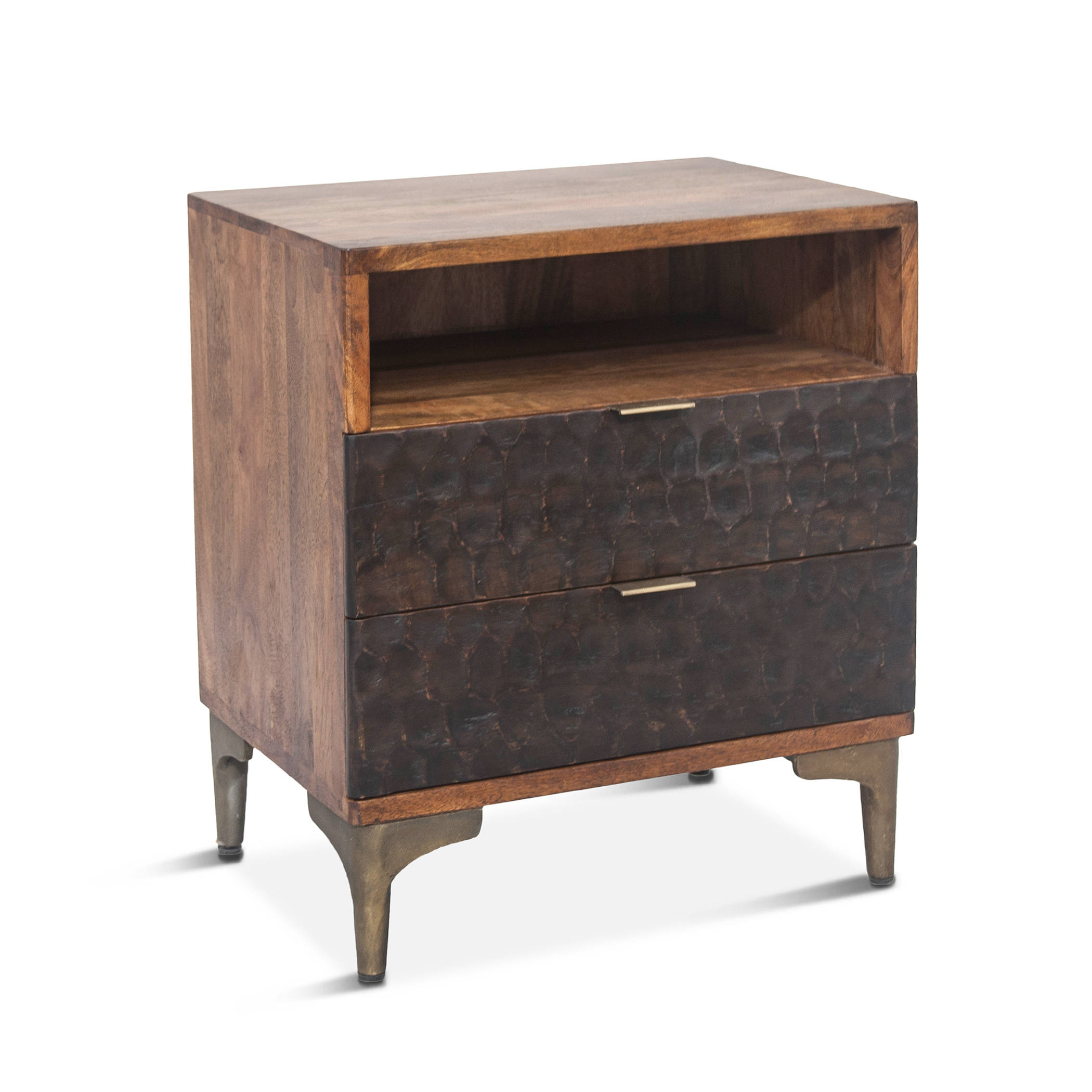 World Interiors Vallarta Brown Night Chest