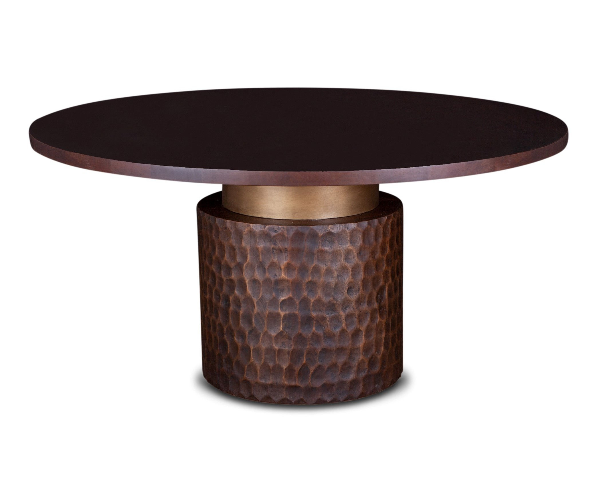 World Interiors Vallarta Brown 60 Inch Round Dining Table