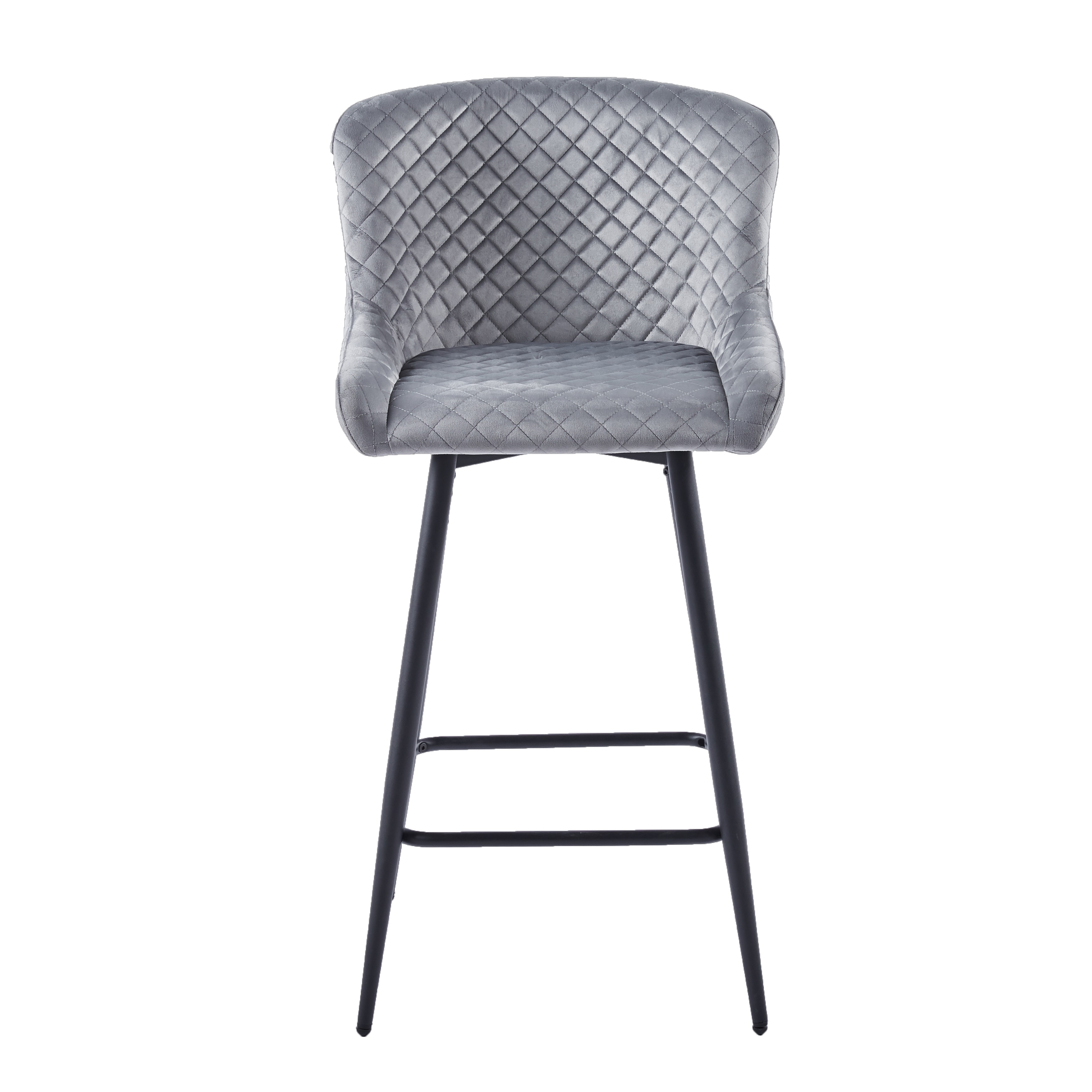 2 Iconic Furniture Light Grey Chelsea Counter Stools
