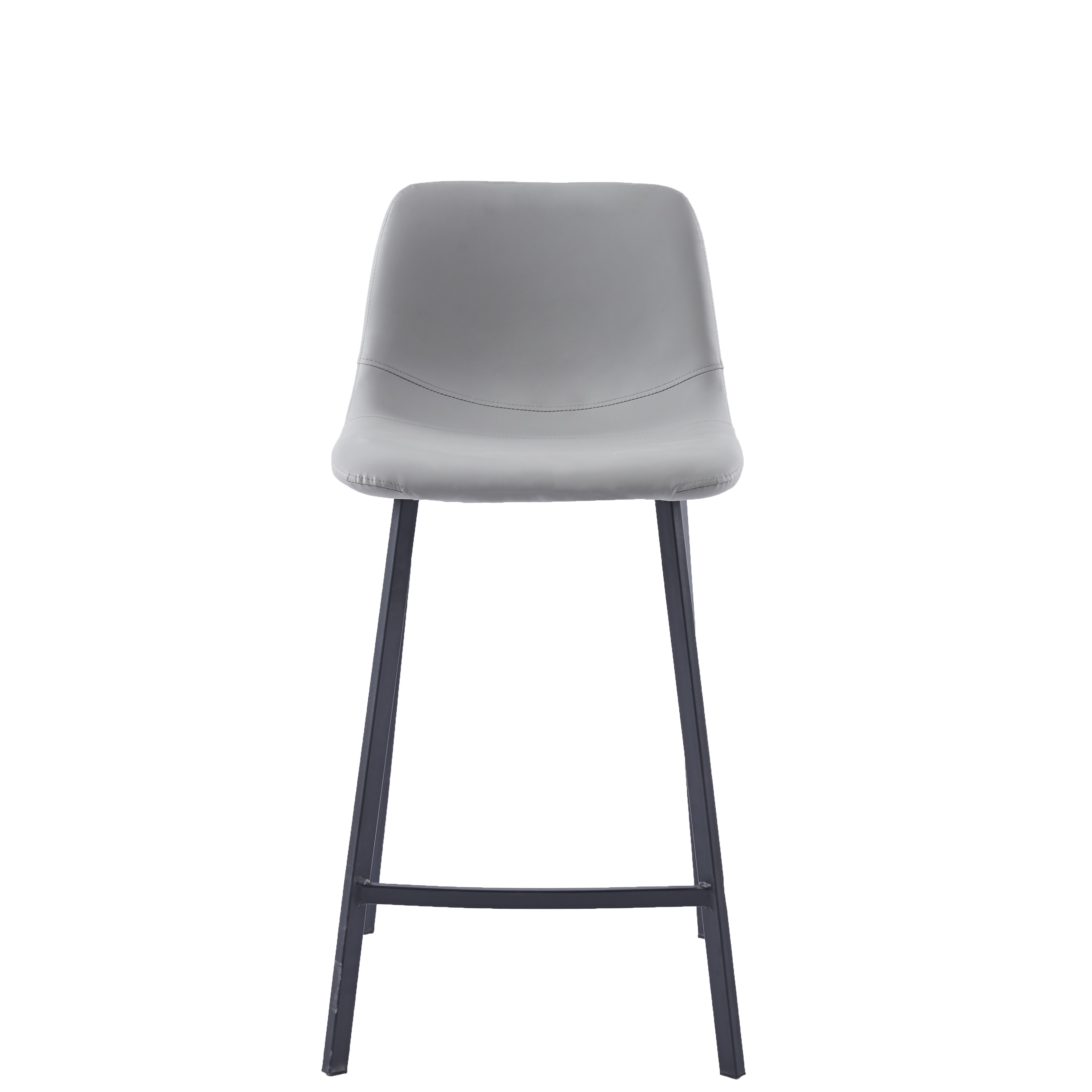 2 Iconic Furniture Light Grey Adam Counter Stools