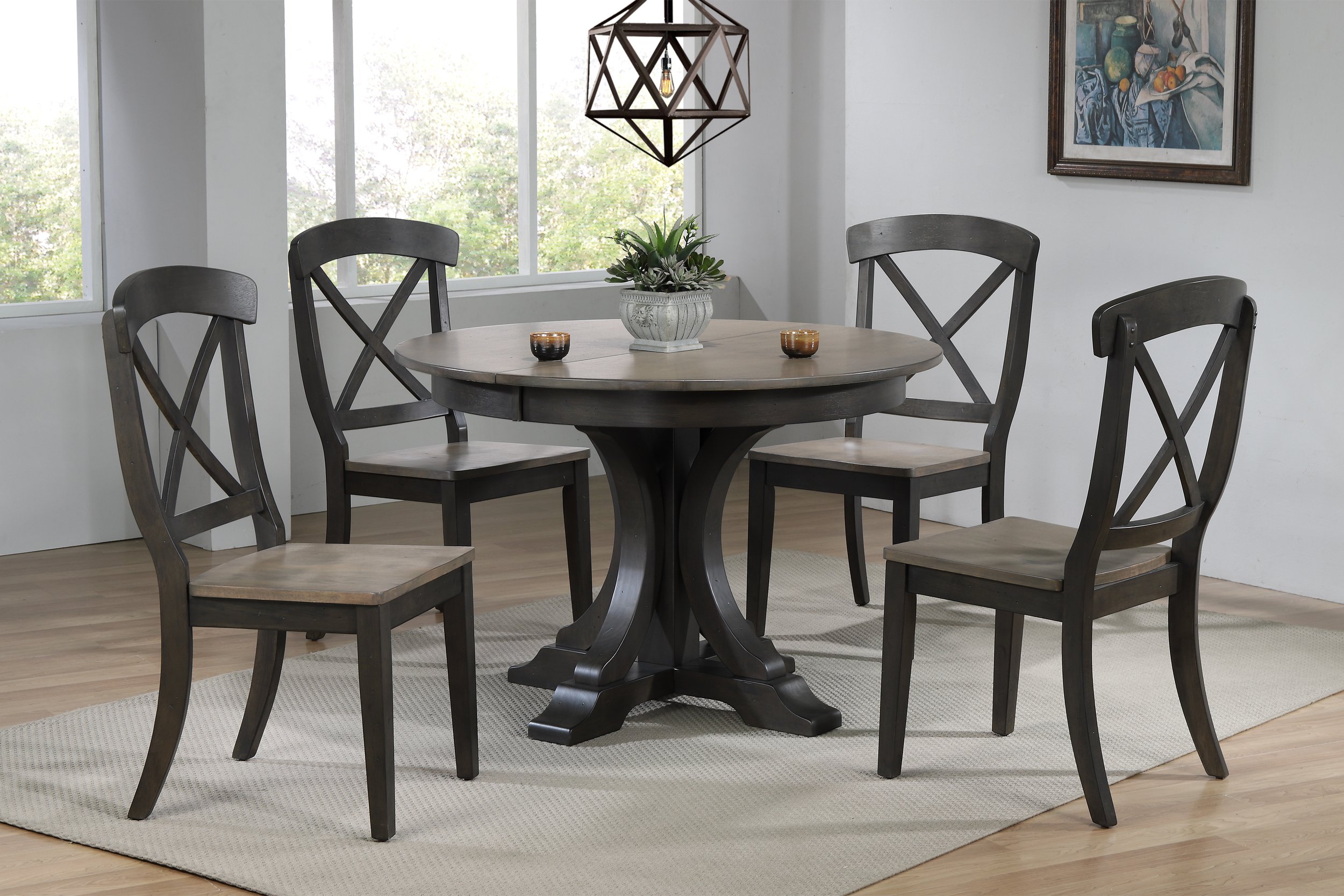 Iconic Furniture Grey Blackstone 5pc Dining Set