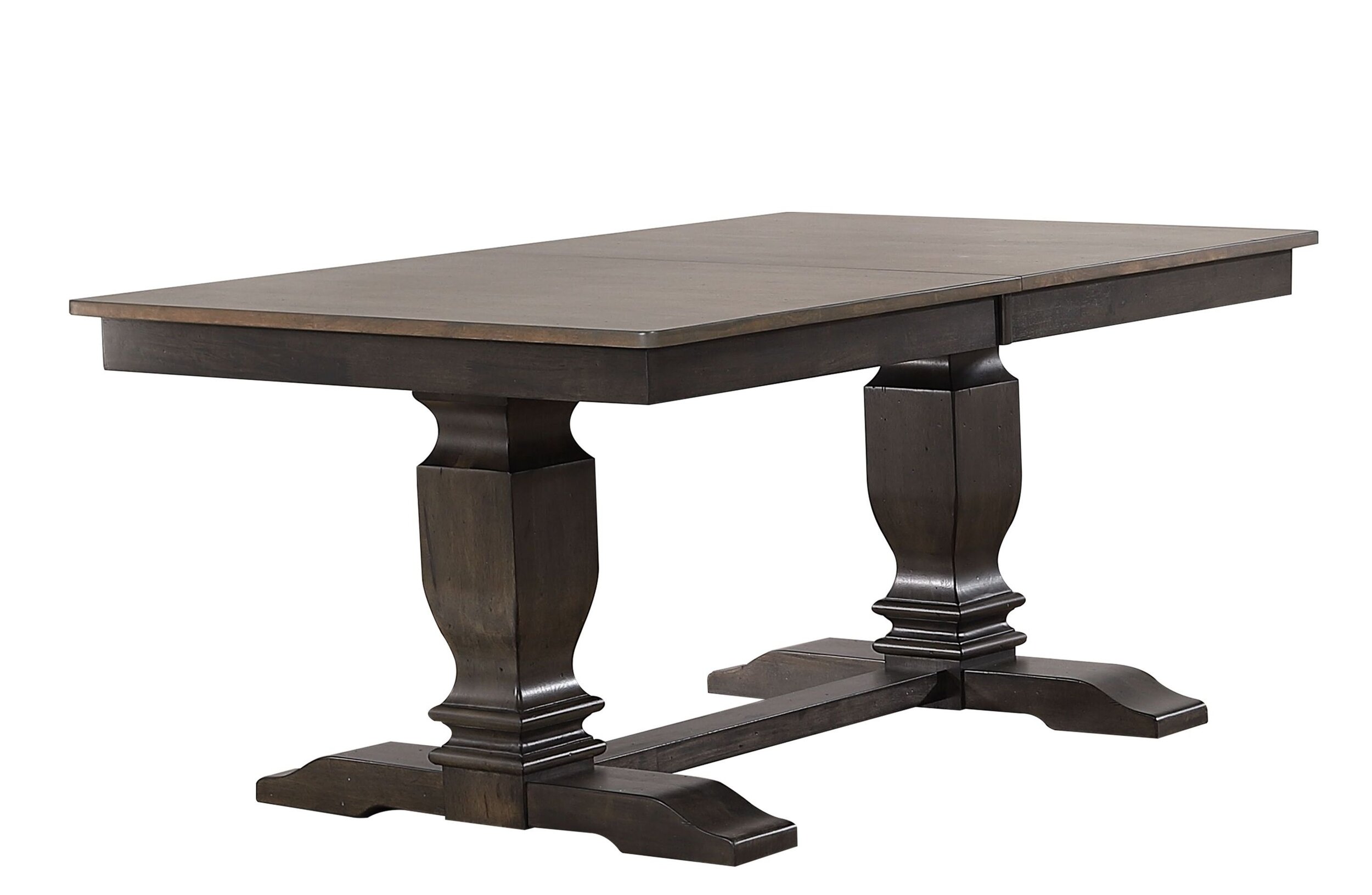 Iconic Furniture Grey Blackstone Double Pedestal Dining Table