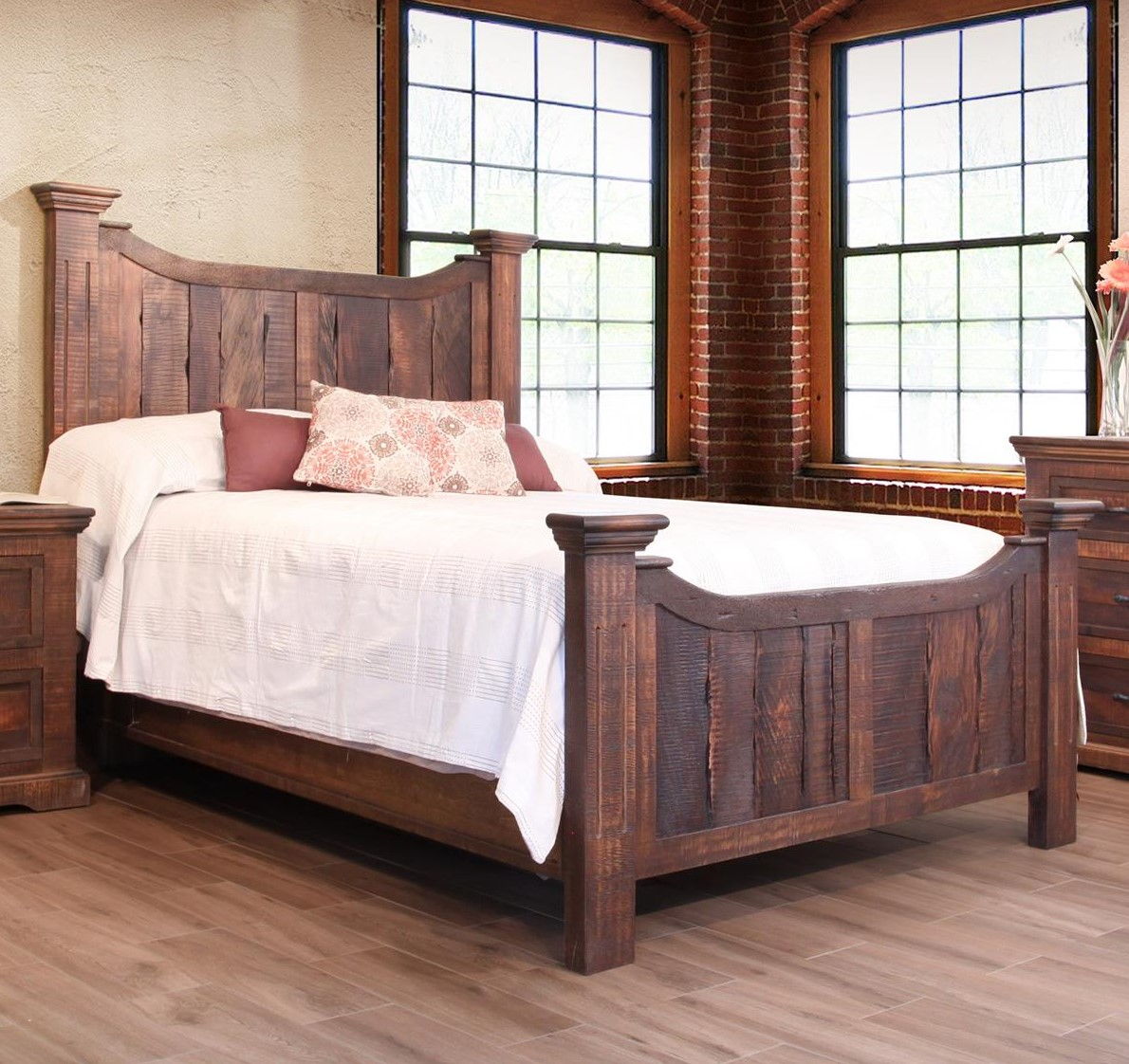 IFD Madeira Deep Brown King Bed