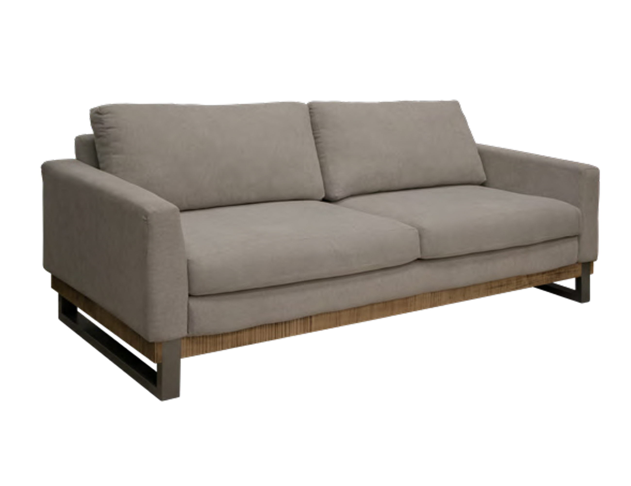 IFD Mita Almond Gray Sofa