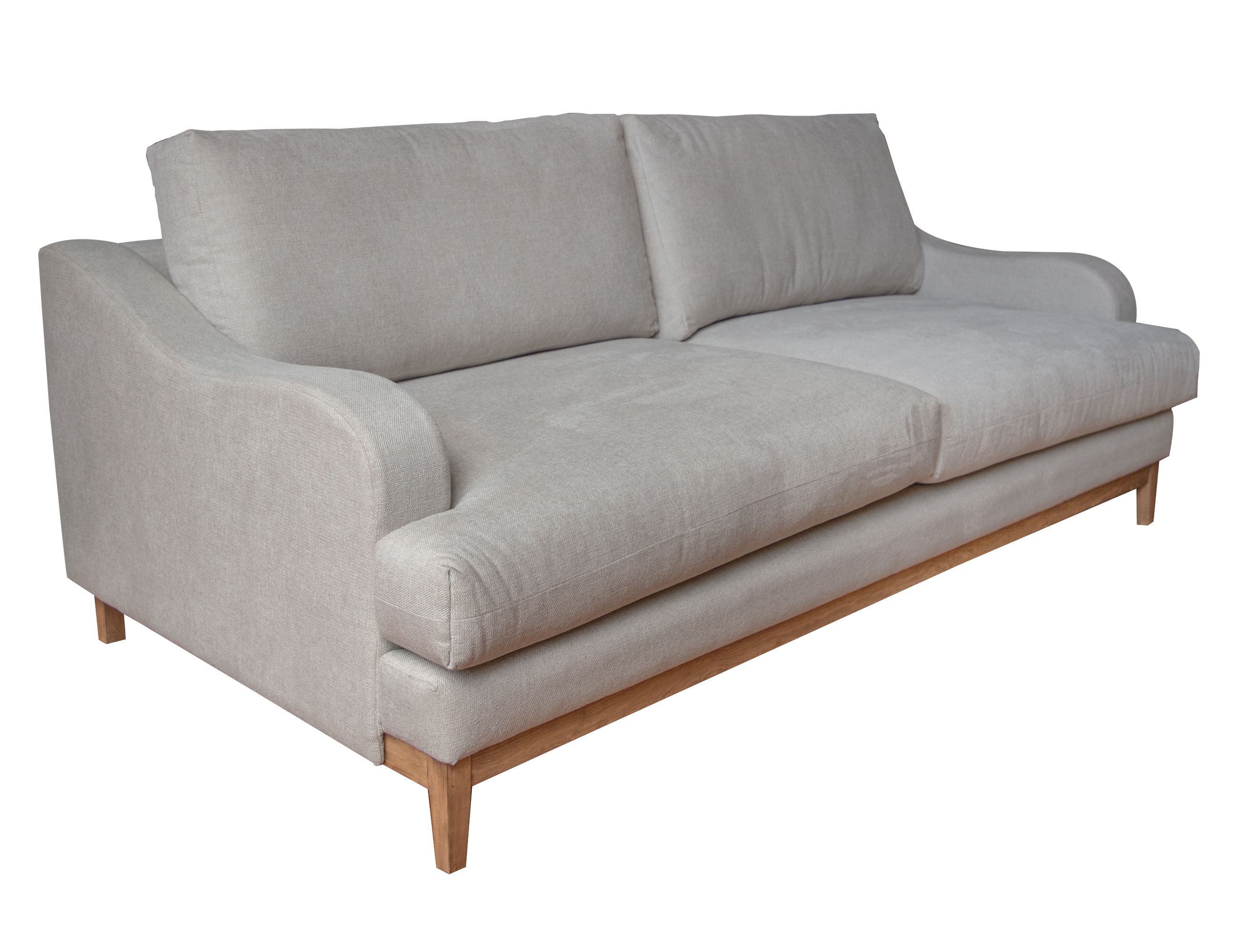 IFD Alfa Almond Gray Sofa