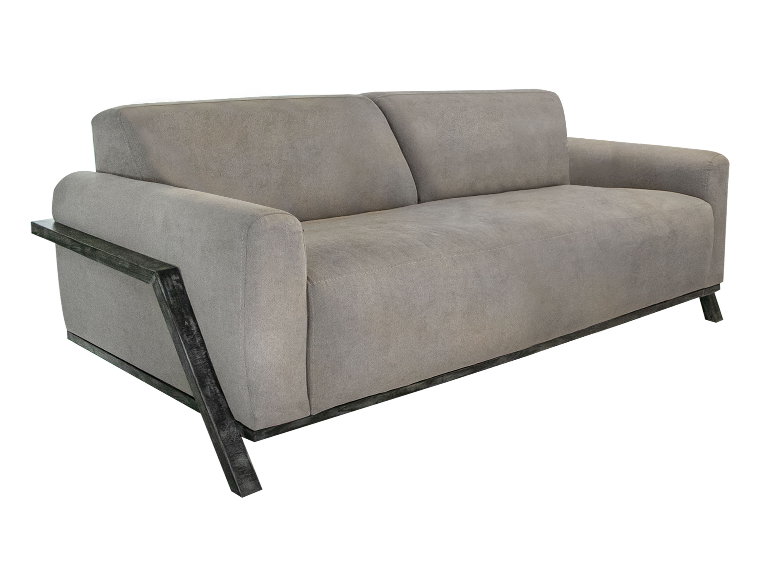 IFD Fika Almond Gray 3pc Livining Room Set