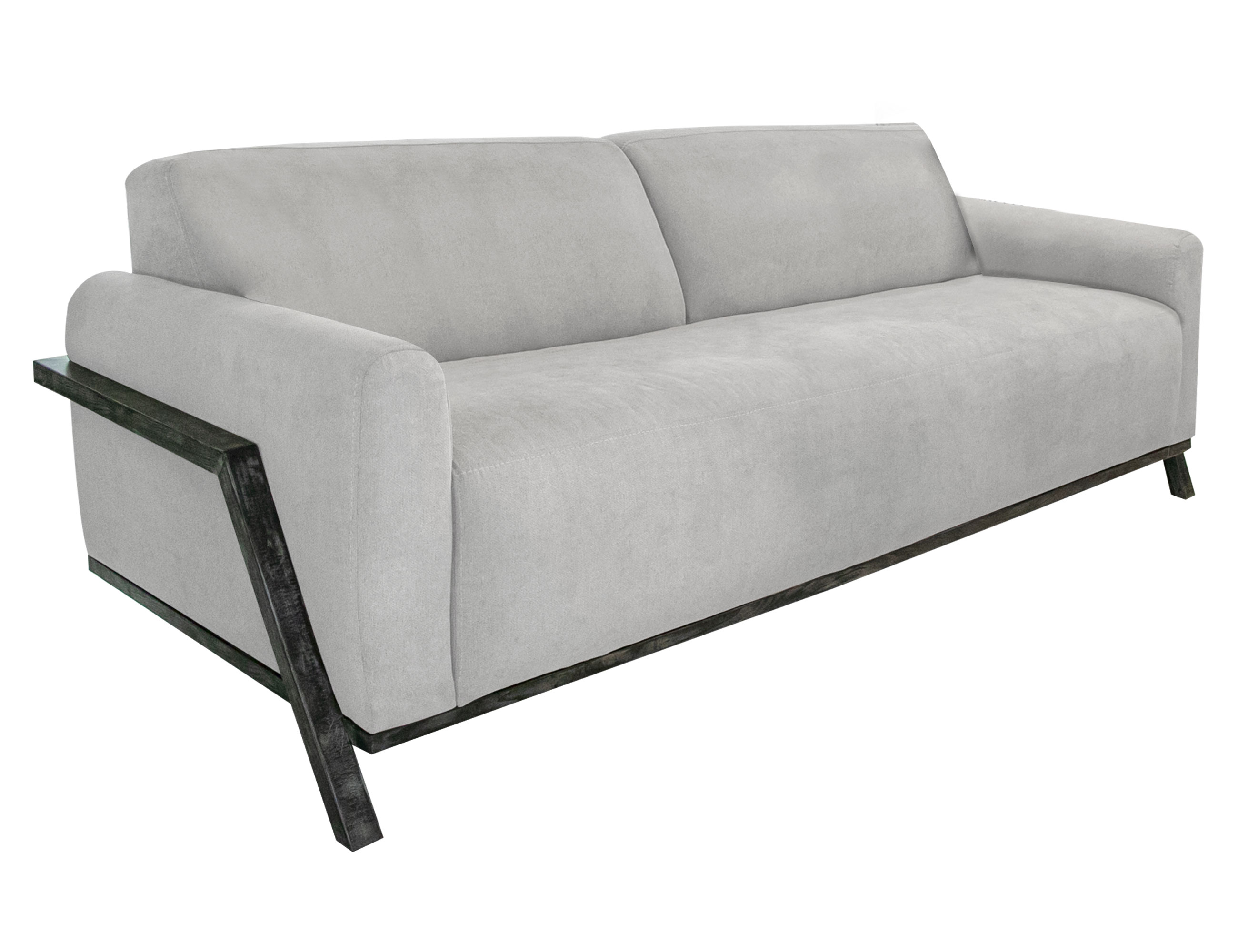 IFD Fika Agreeable Gray 2pc Livining Room Set