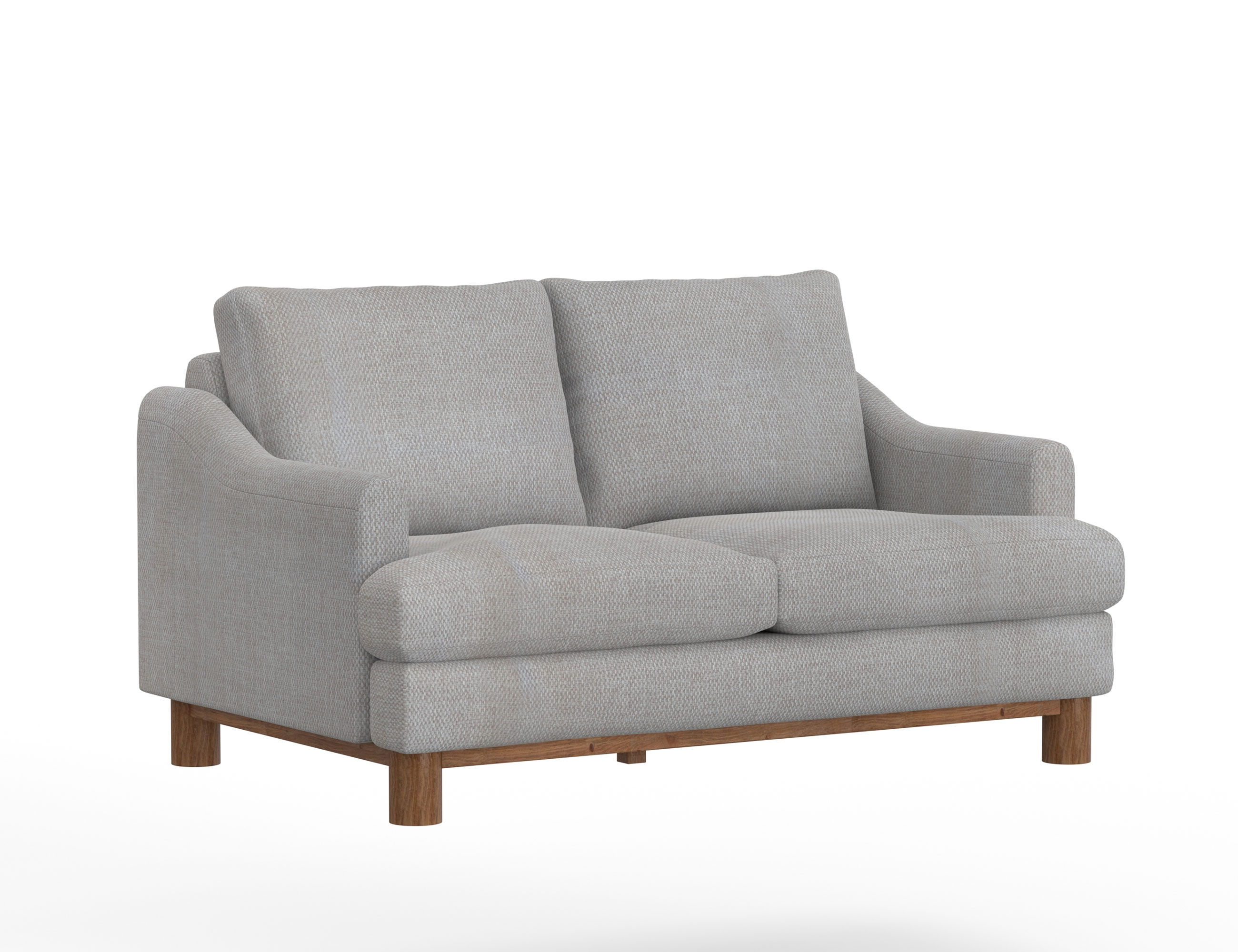 Wooden Frame & Base, Loveseat