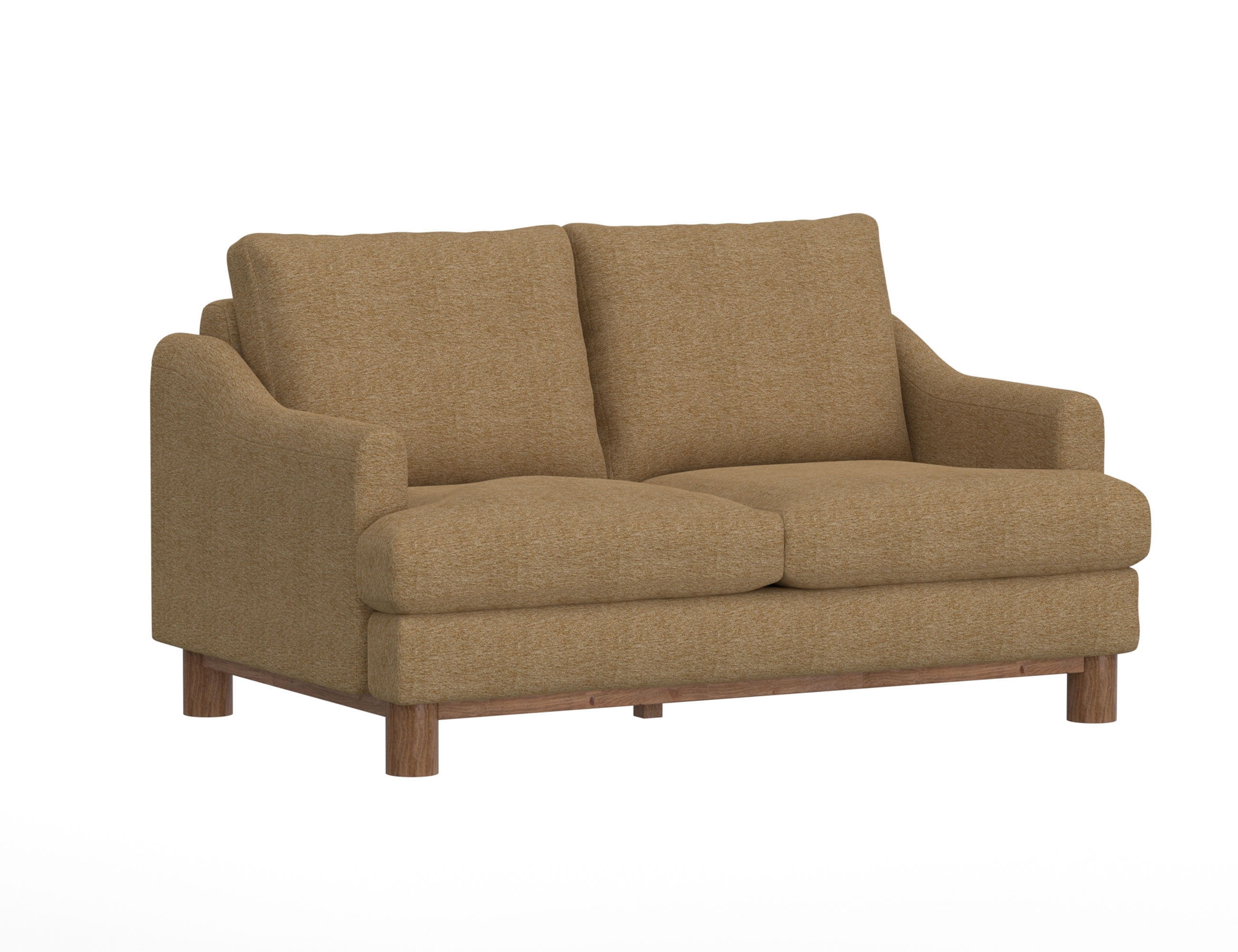 Wooden Frame & Base, Loveseat