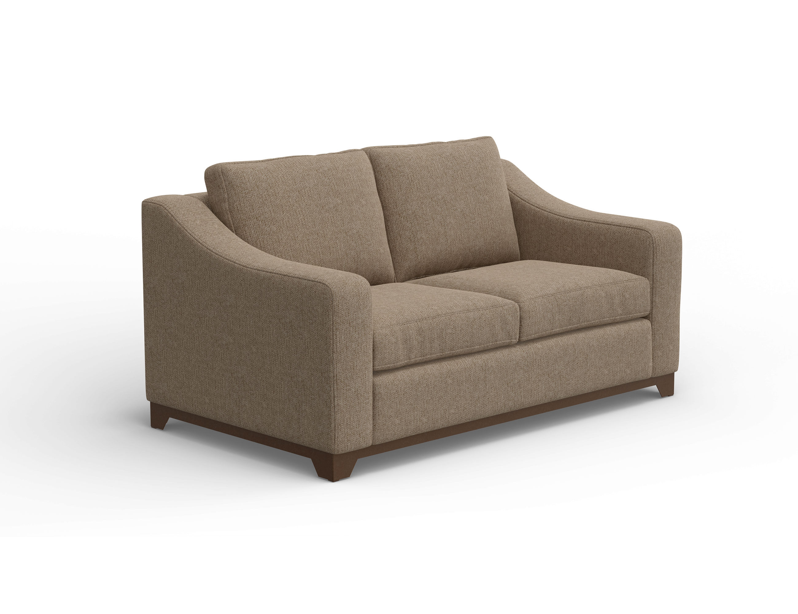 Wooden Frame & Base, Loveseat