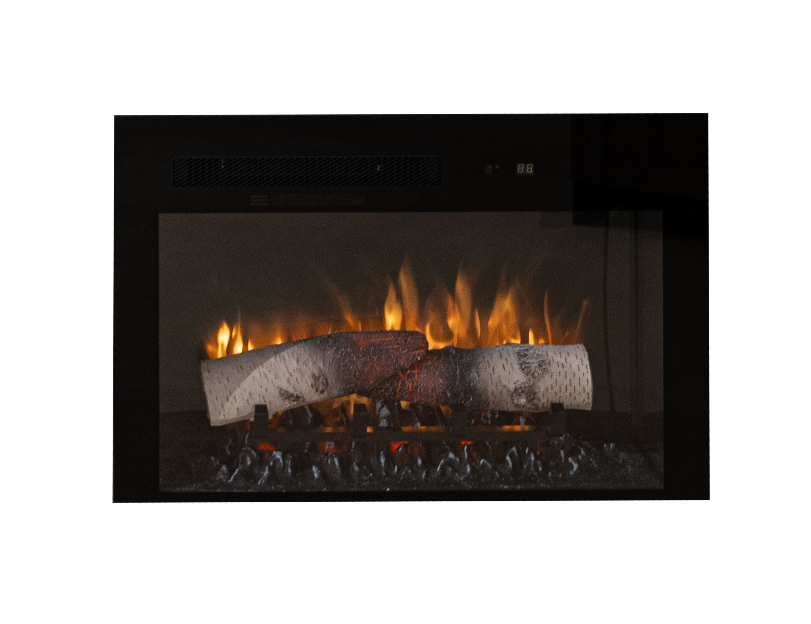 IFD Fire Place Black Cristal 26 Inch Electric Fireplace