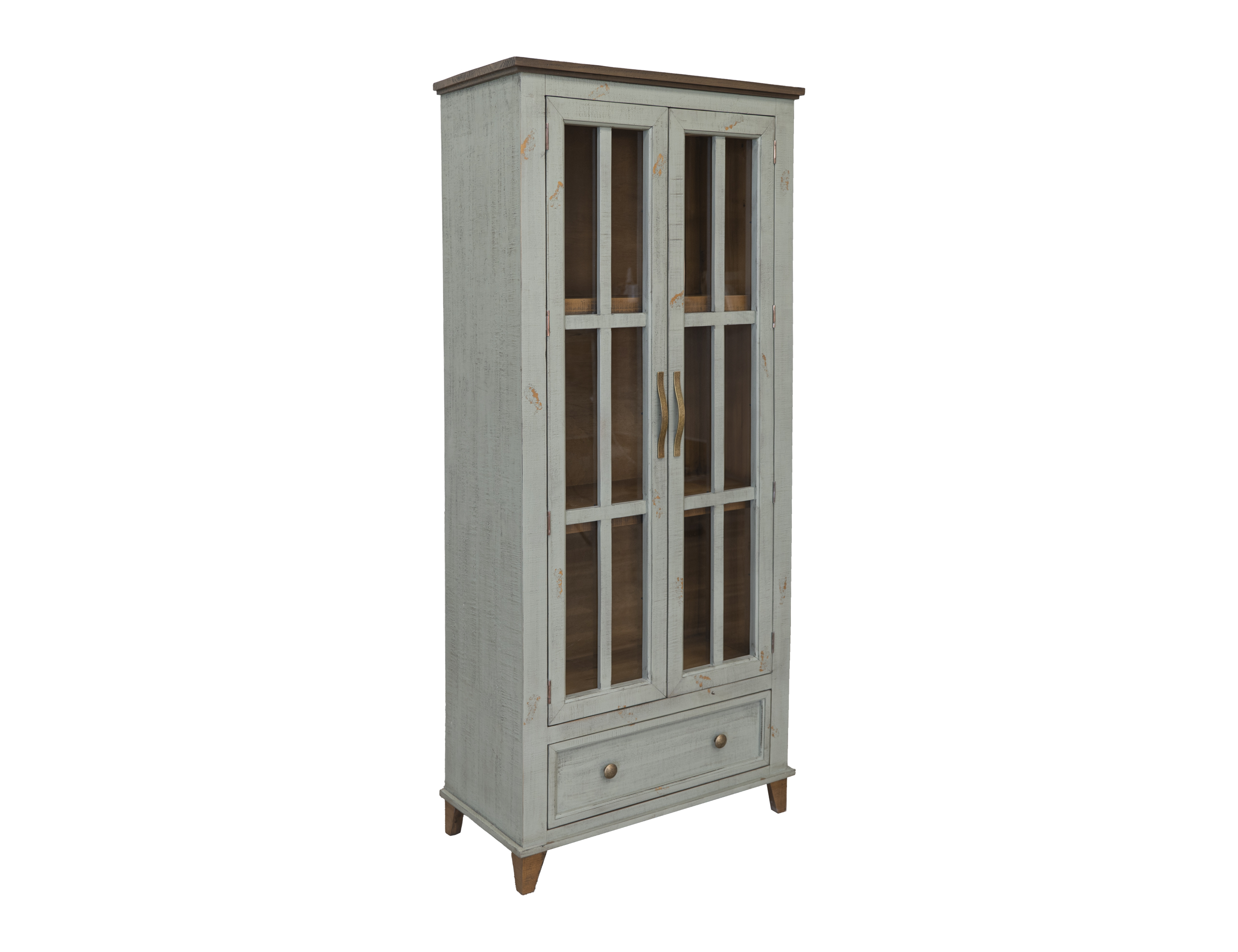 IFD Toscana Sage Green 2 Doors Cabinet