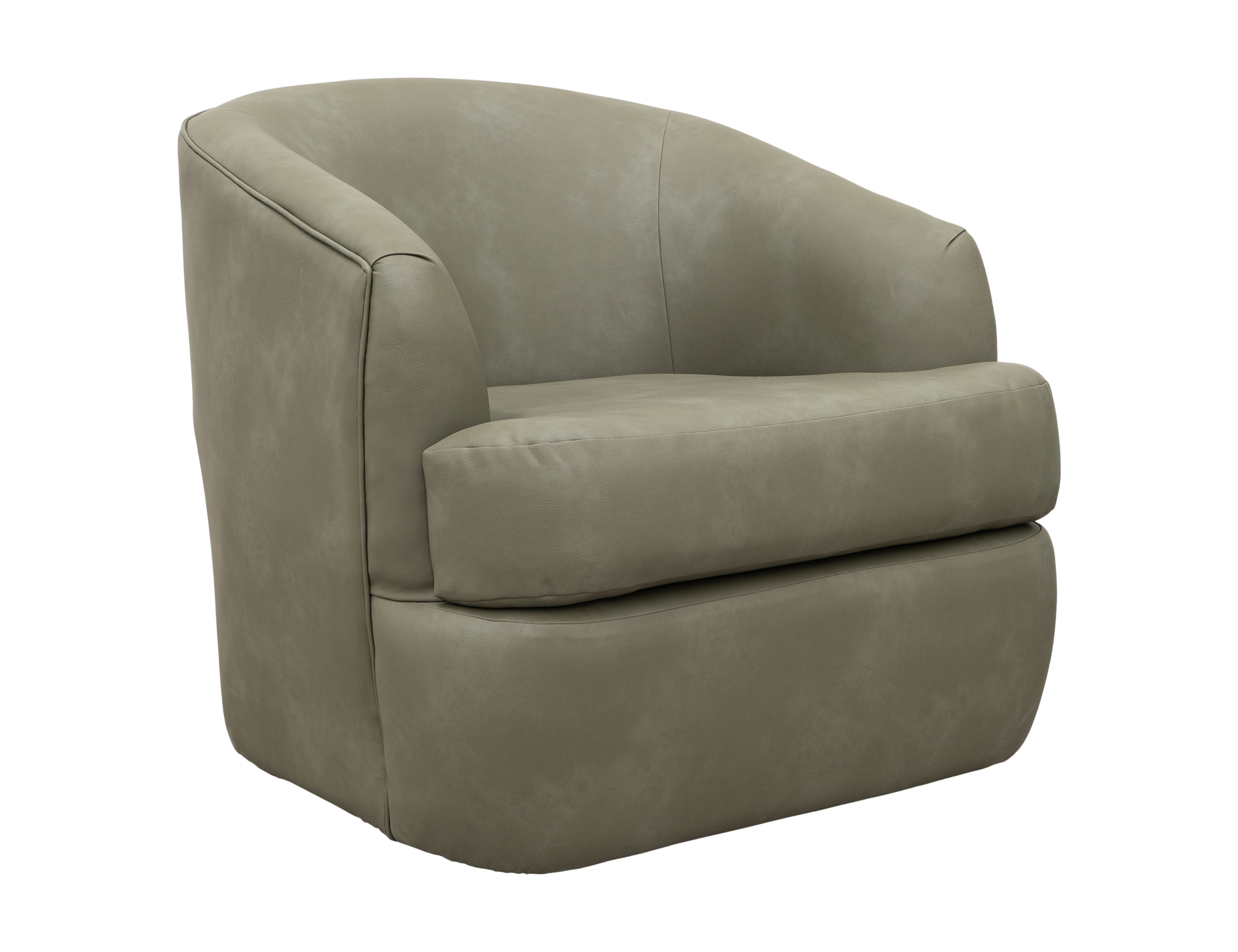 IFD Tumbi Moss Green 360 Degree Swivel Accent Chair